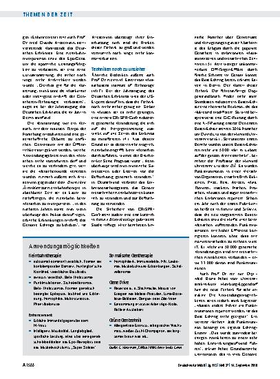 Vorschauseite 2: Genome Editing: Die Zukunft der Gentechnik