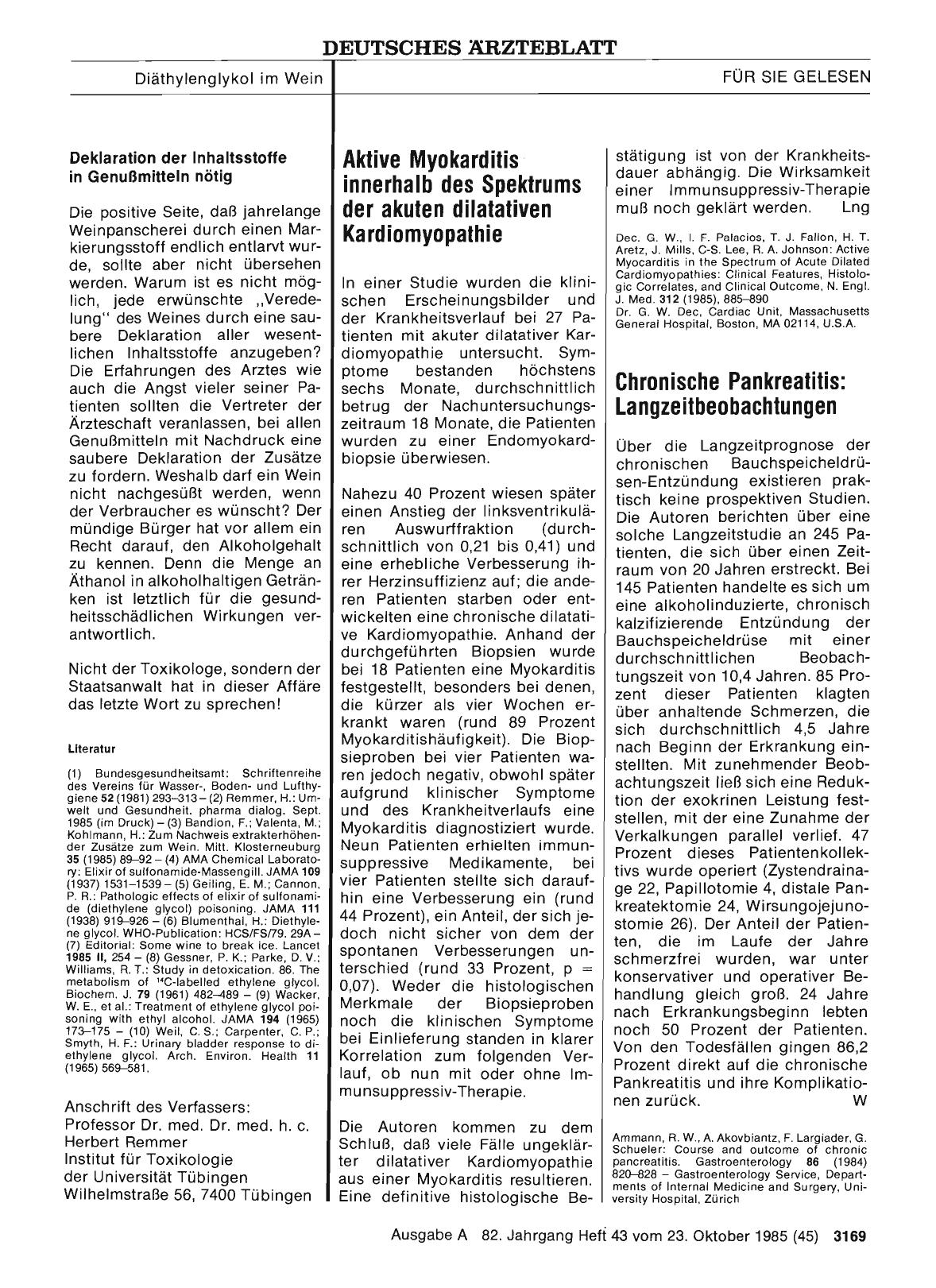 Vorschauseite 1: Aktive Myokarditis innerhalb des Spektrums der akuten dilatativen Kardiomyopathie