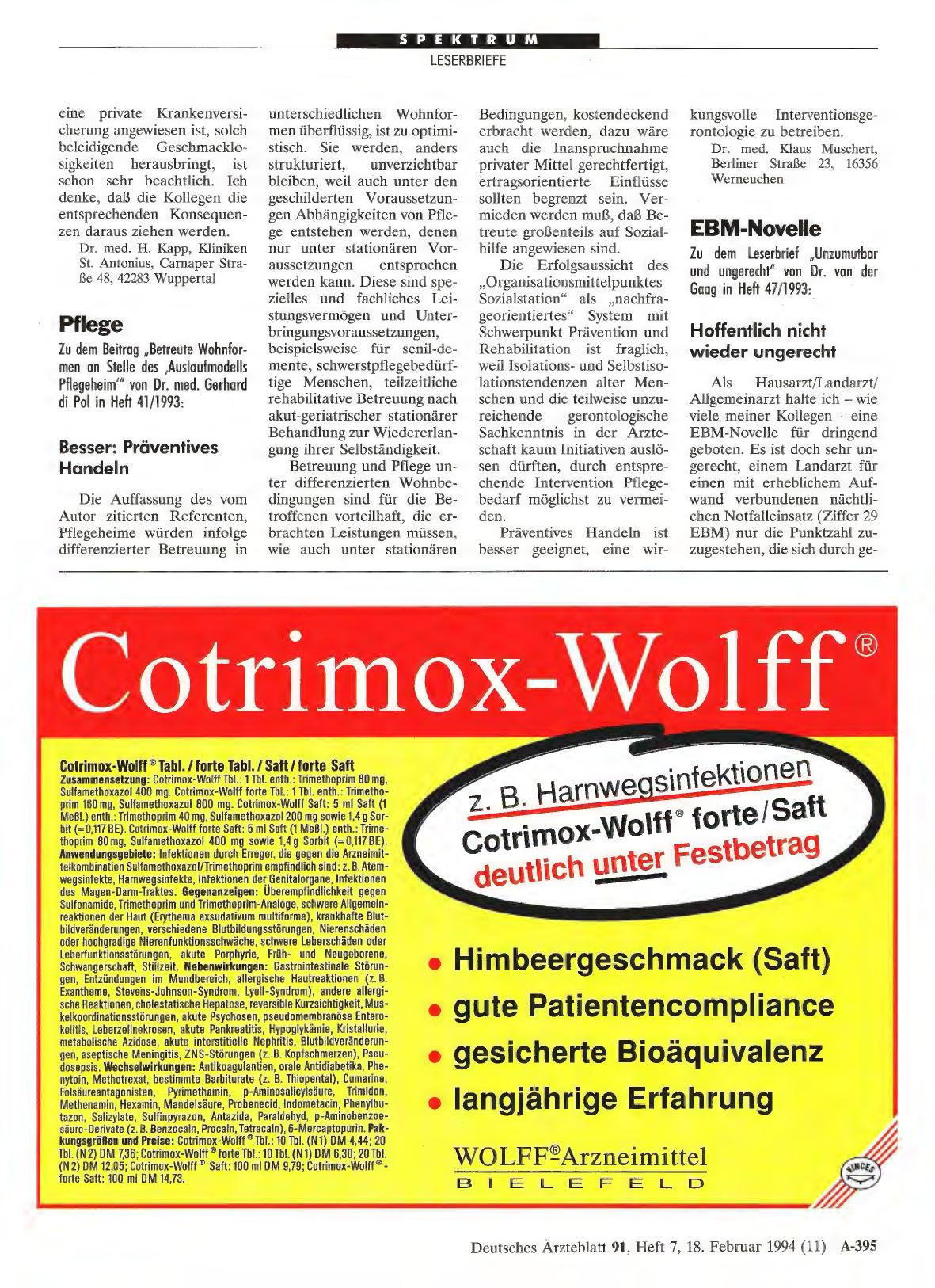 Vorschauseite 1: Pflege: Besser: Präventives Handeln