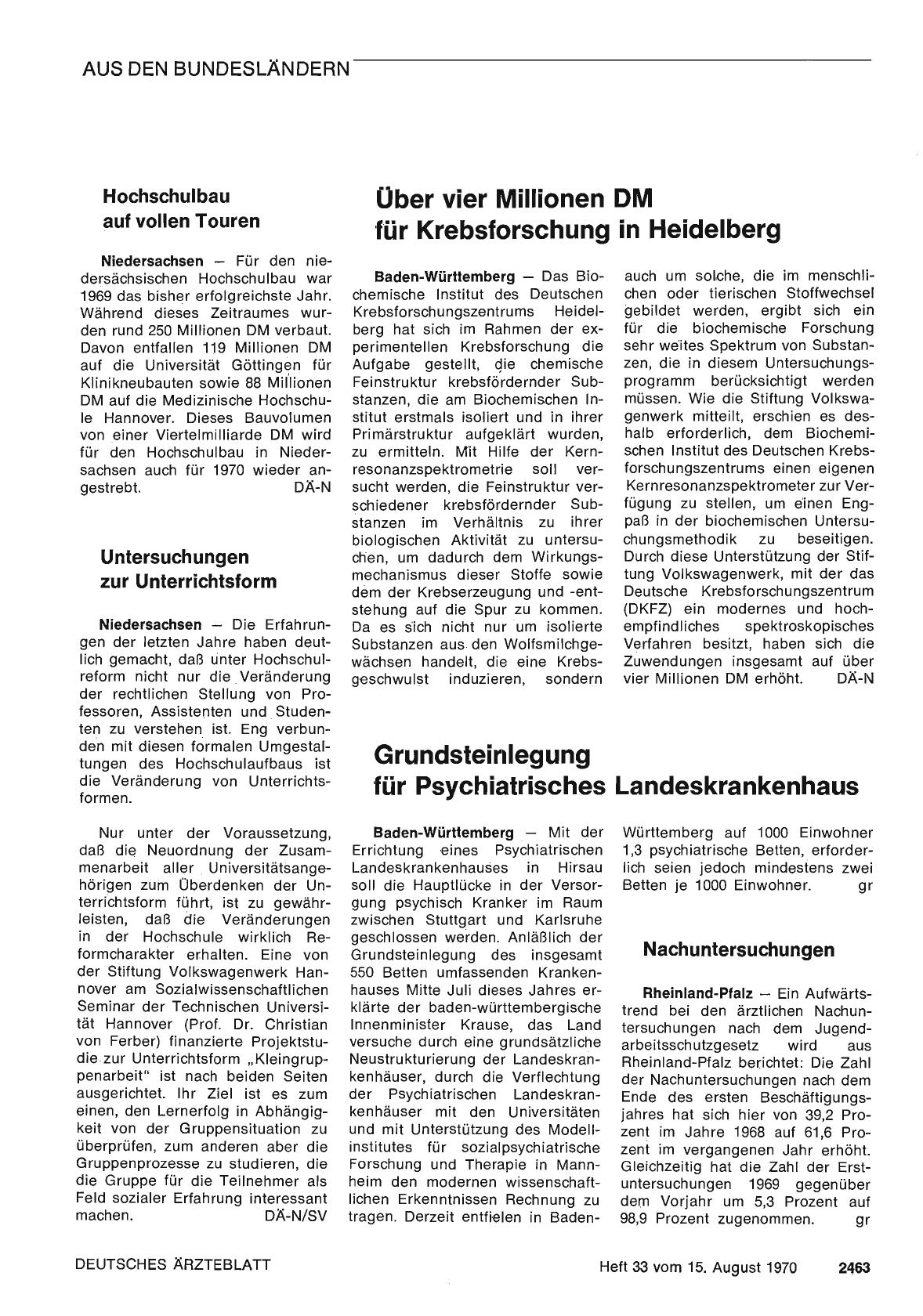 Vorschauseite 1: Nachuntersuchungen