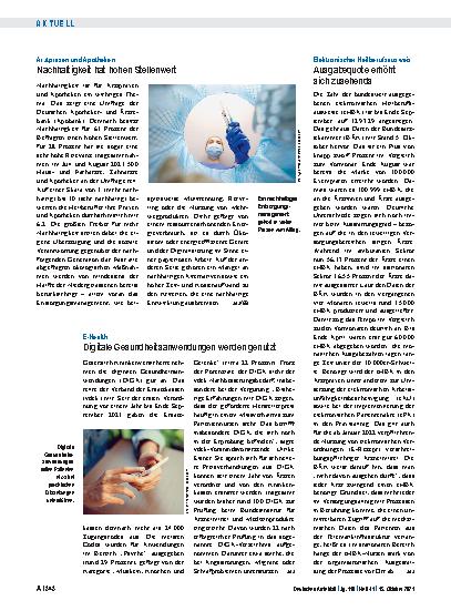 Vorschauseite 1: Arztpraxen und Apotheken: Nachhaltigkeit hat hohen Stellenwert