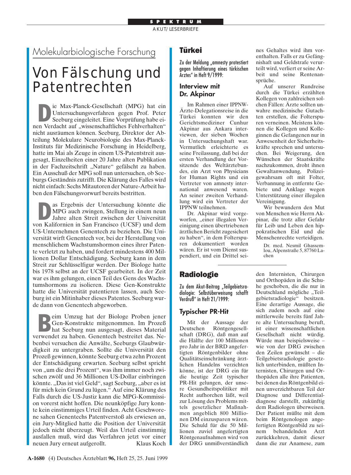 Vorschauseite 1: Türkei: Interview mit Dr. Akpinar