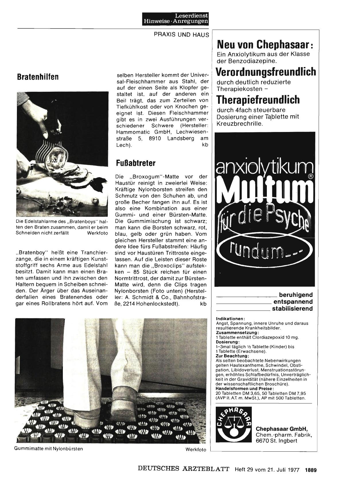 Vorschauseite 1: Fußabtreter