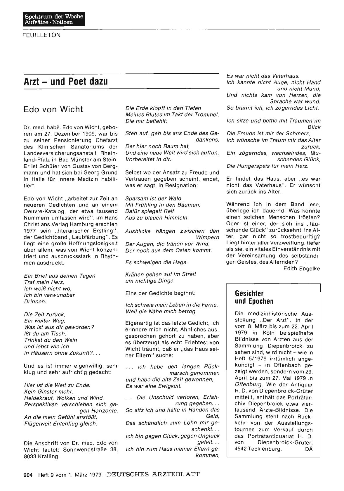 Vorschauseite 1: Edo von Wicht