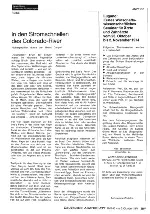 Vorschauseite 1: ln den Stromschnellen des Colorado-River