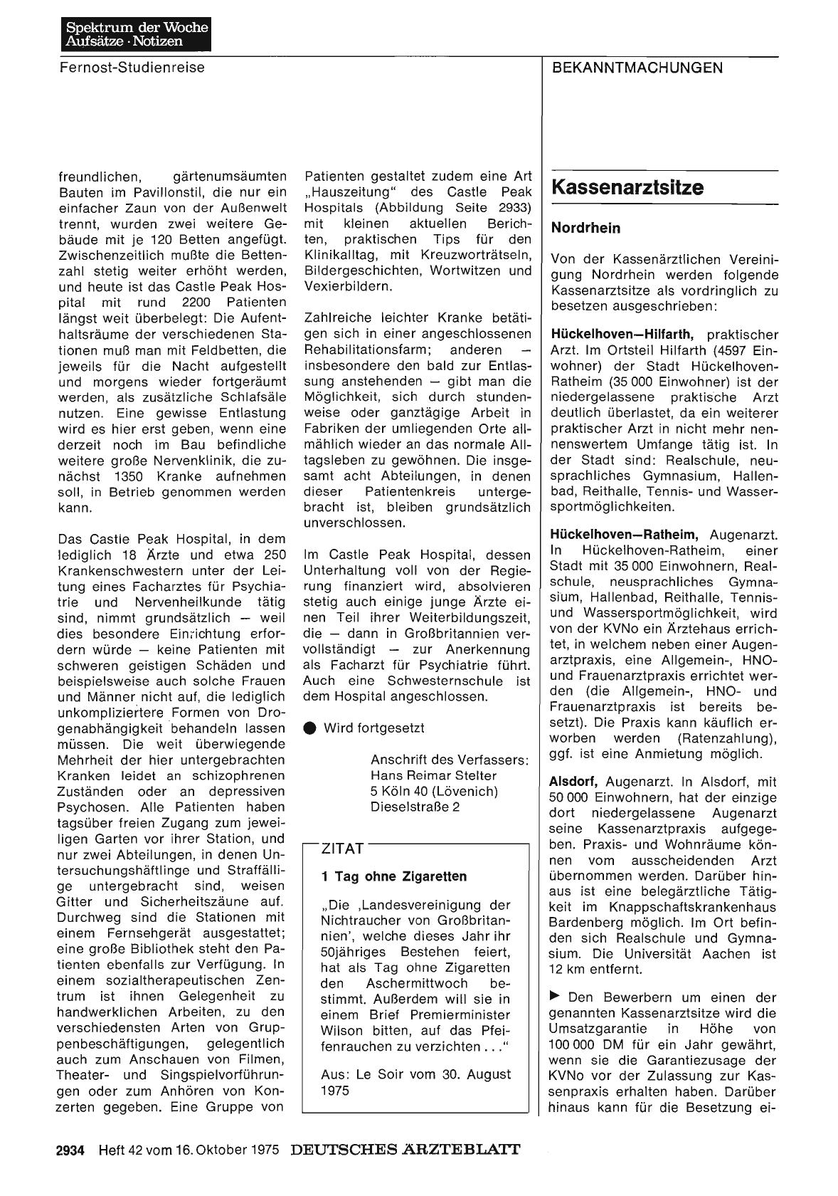 Vorschauseite 1: Kassenarztsitze