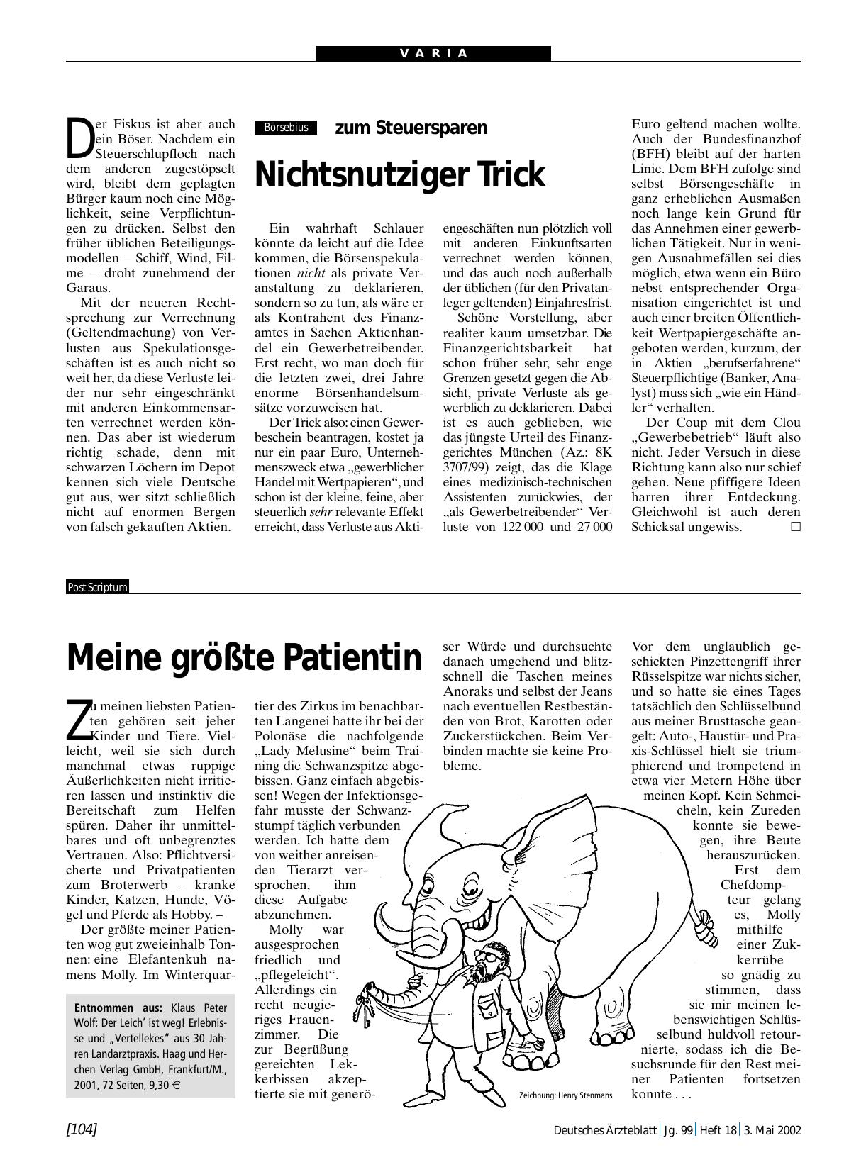 Vorschauseite 1: Meine größte Patientin