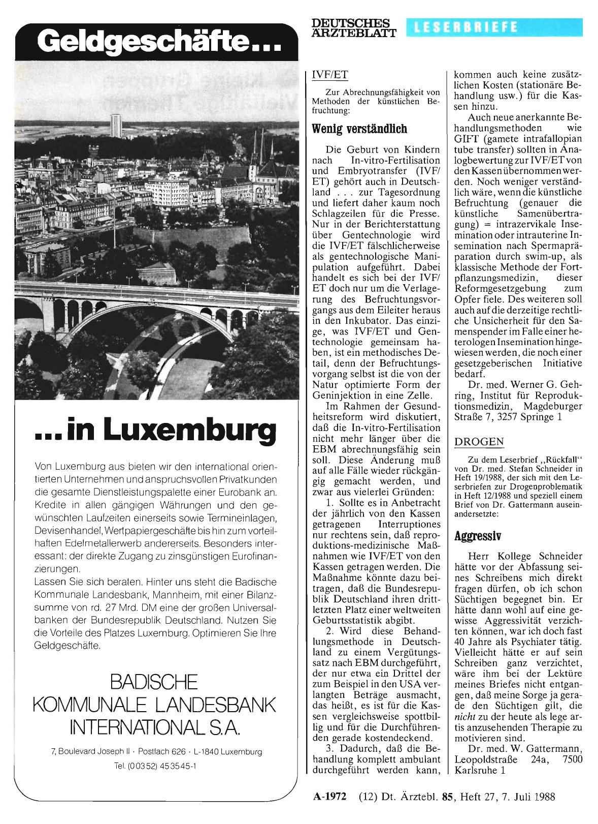 Vorschauseite 1: IVF/ET: Wenig verständlich