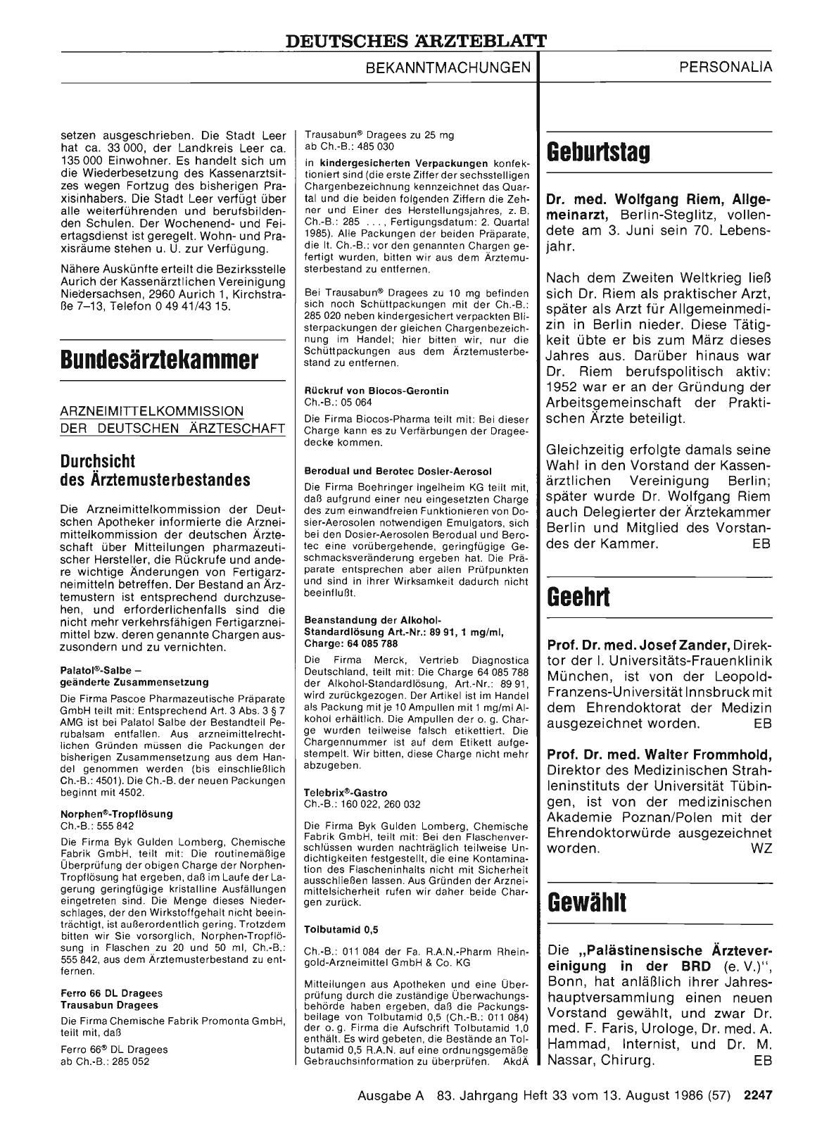 Vorschauseite 1: Gewählt