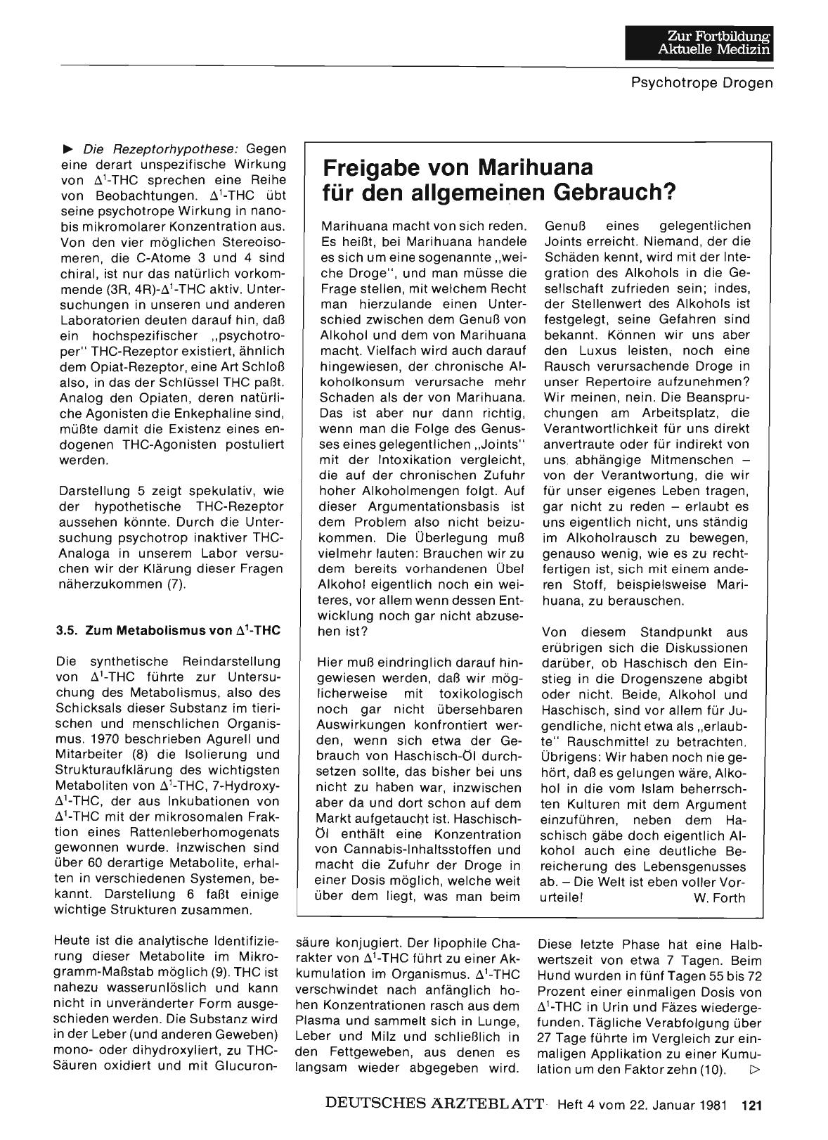 Vorschauseite 1: Freigabe von Marihuana für den allgemeinen Gebrauch?