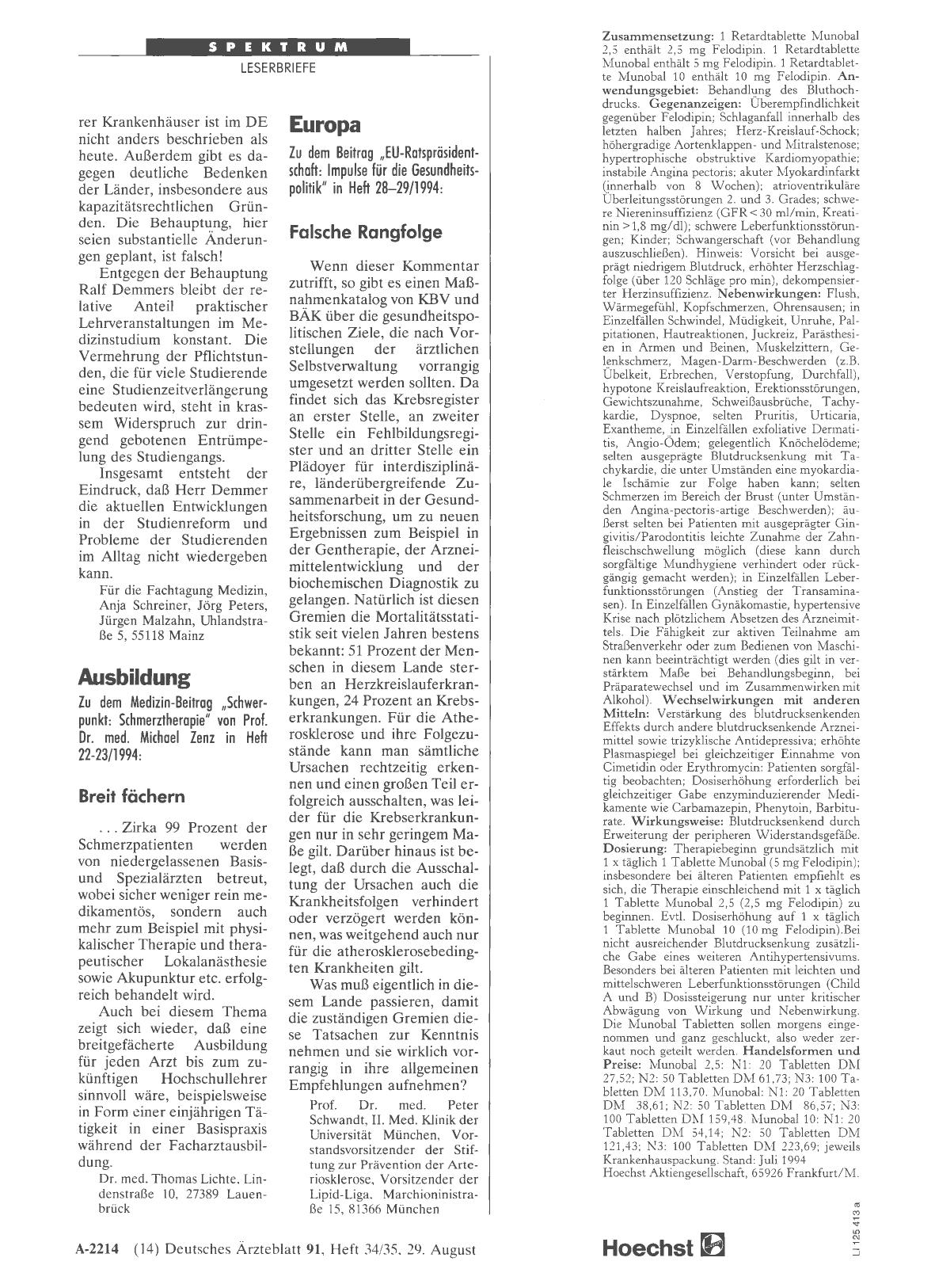 Vorschauseite 1: Ausbildung: Breit fächern
