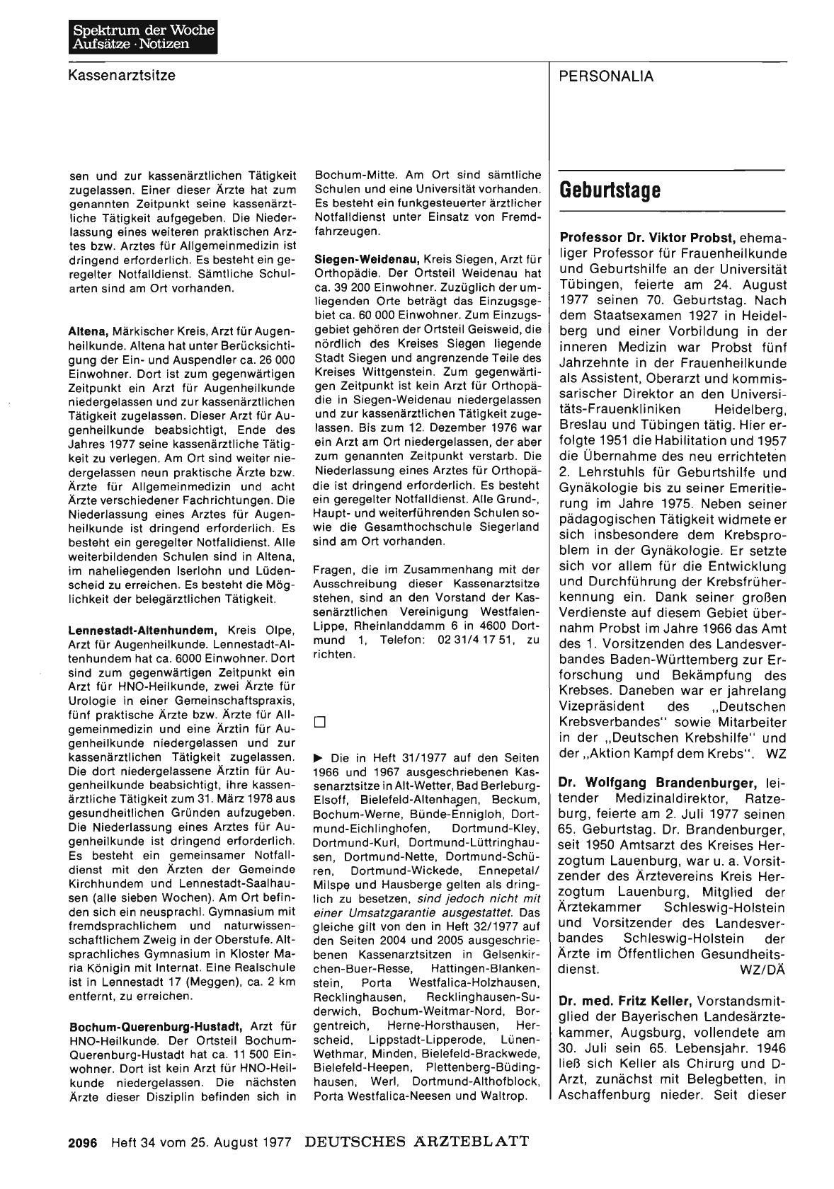 Vorschauseite 1: Geburtstage