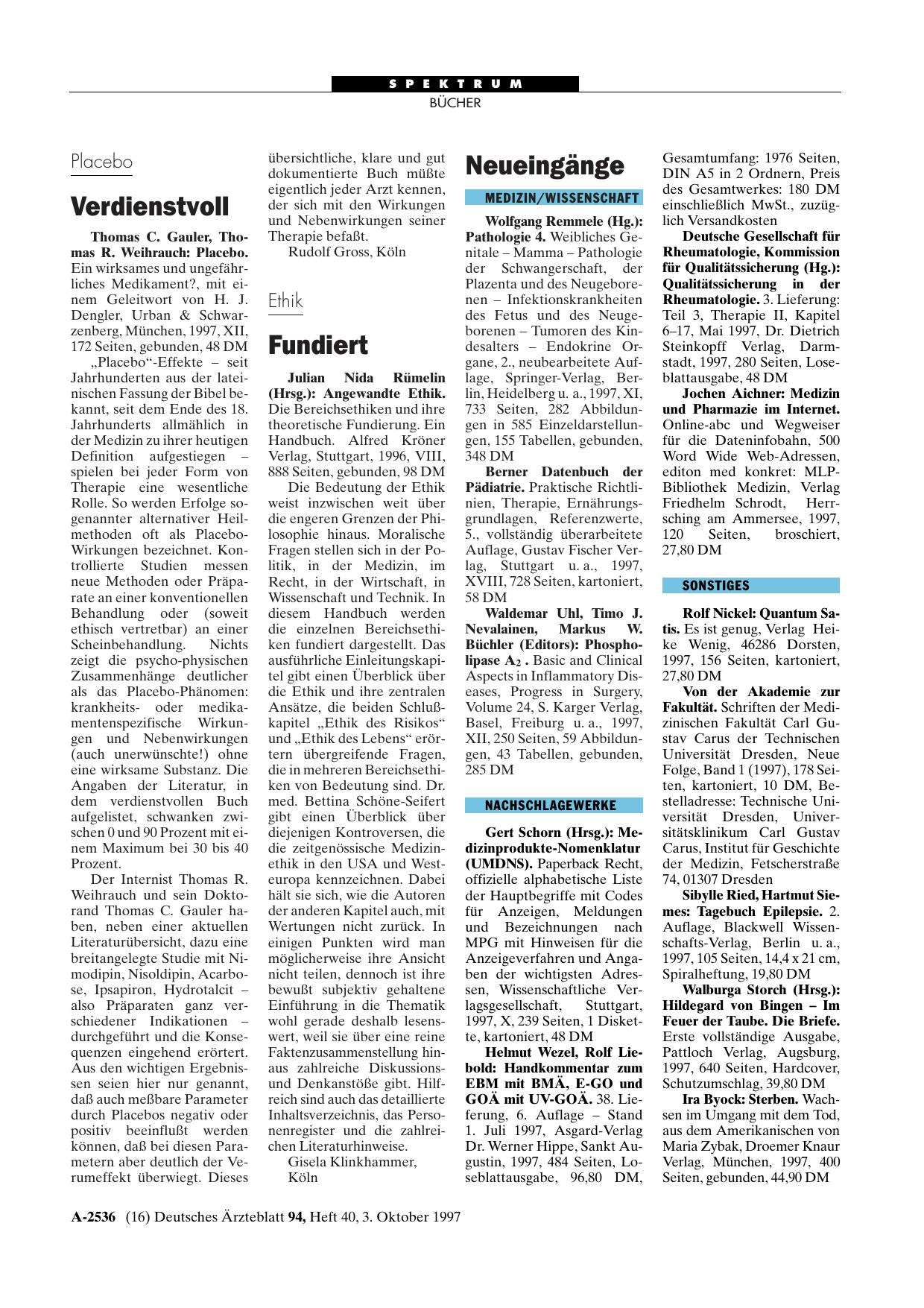 Vorschauseite 1: Angewandte Ethik