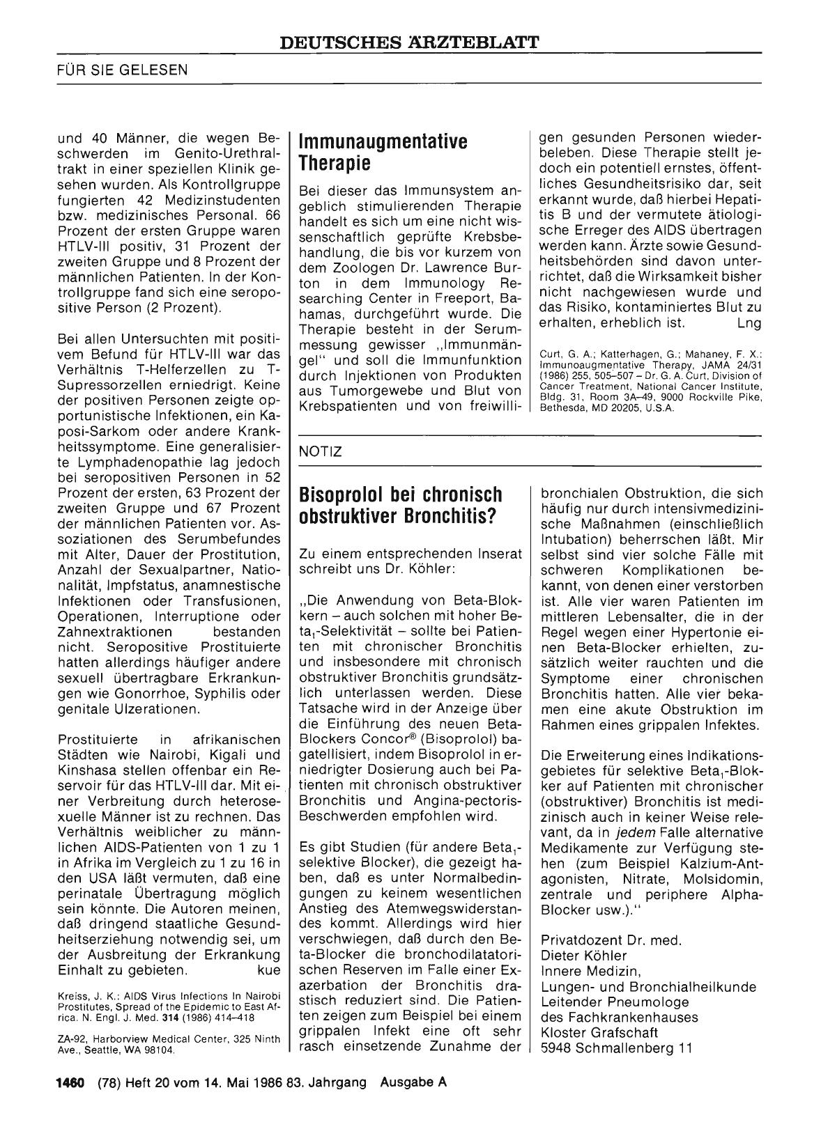 Vorschauseite 1: Immunaugmentative Therapie
