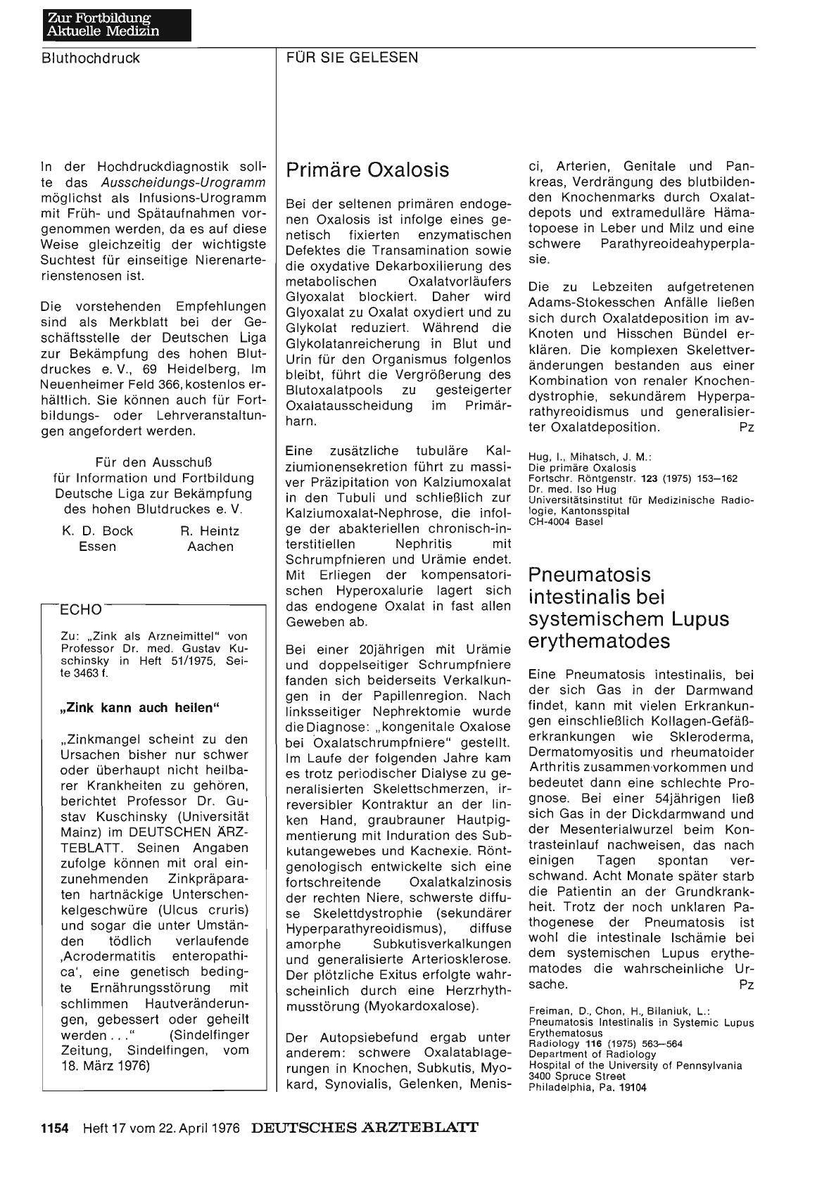 Vorschauseite 1: Primäre Oxalosis