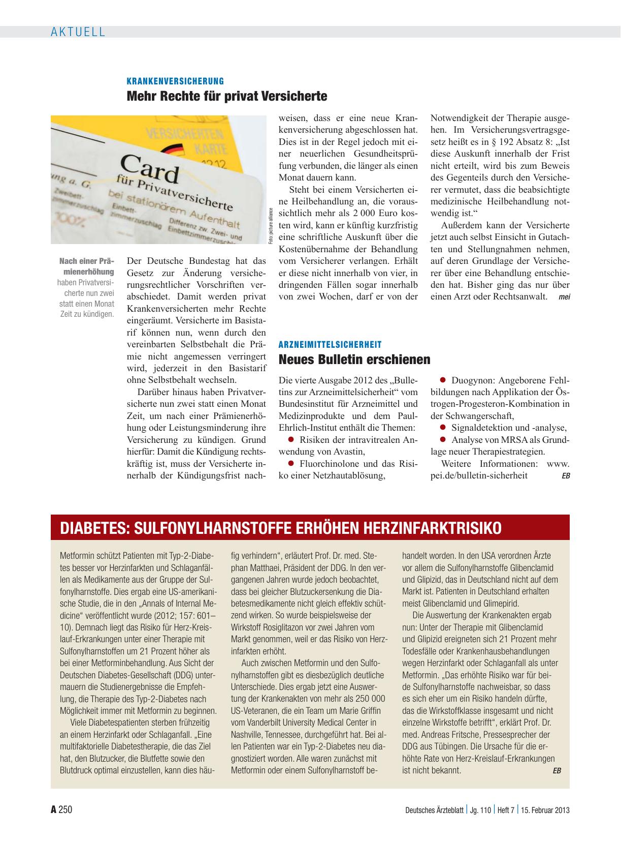 Vorschauseite 1: Arzneimittelsicherheit: Neues Bulletin erschienen