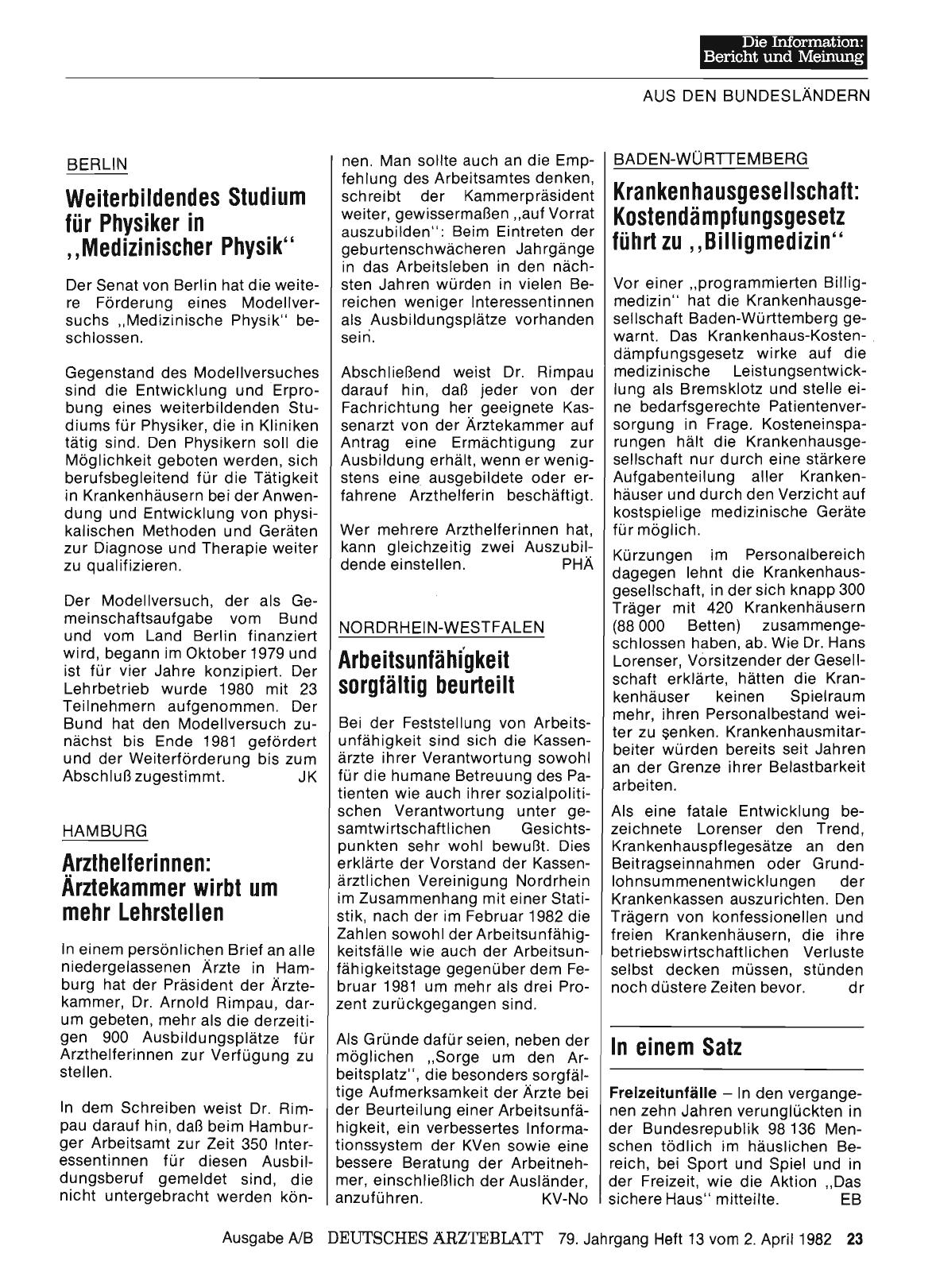 Vorschauseite 1: Berlin: Weiterbildendes Studium für Physiker in „Medizinischer Physik“