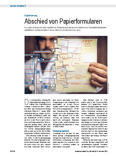 Vorschauseite 1: Digitalisierung: Abschied von Papierformularen