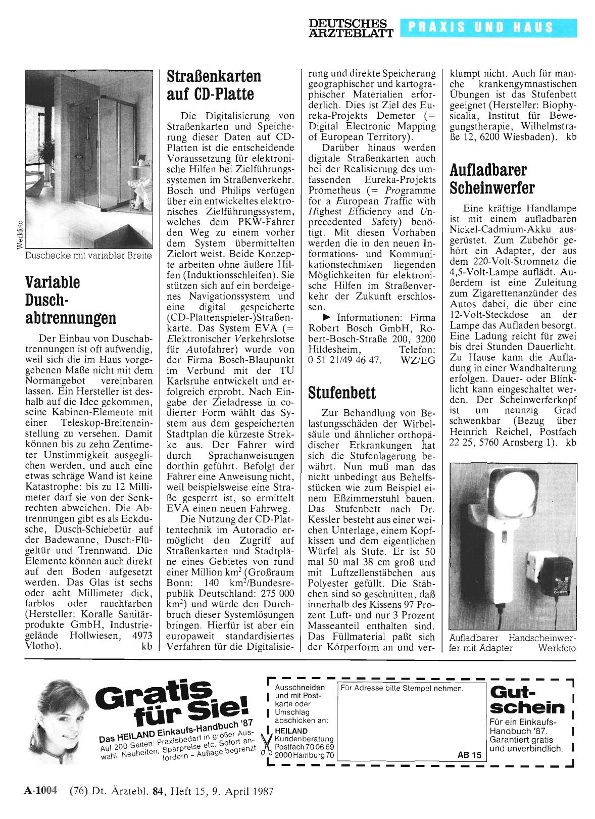 Vorschauseite 1: Aufladbarer Scheinwerfer