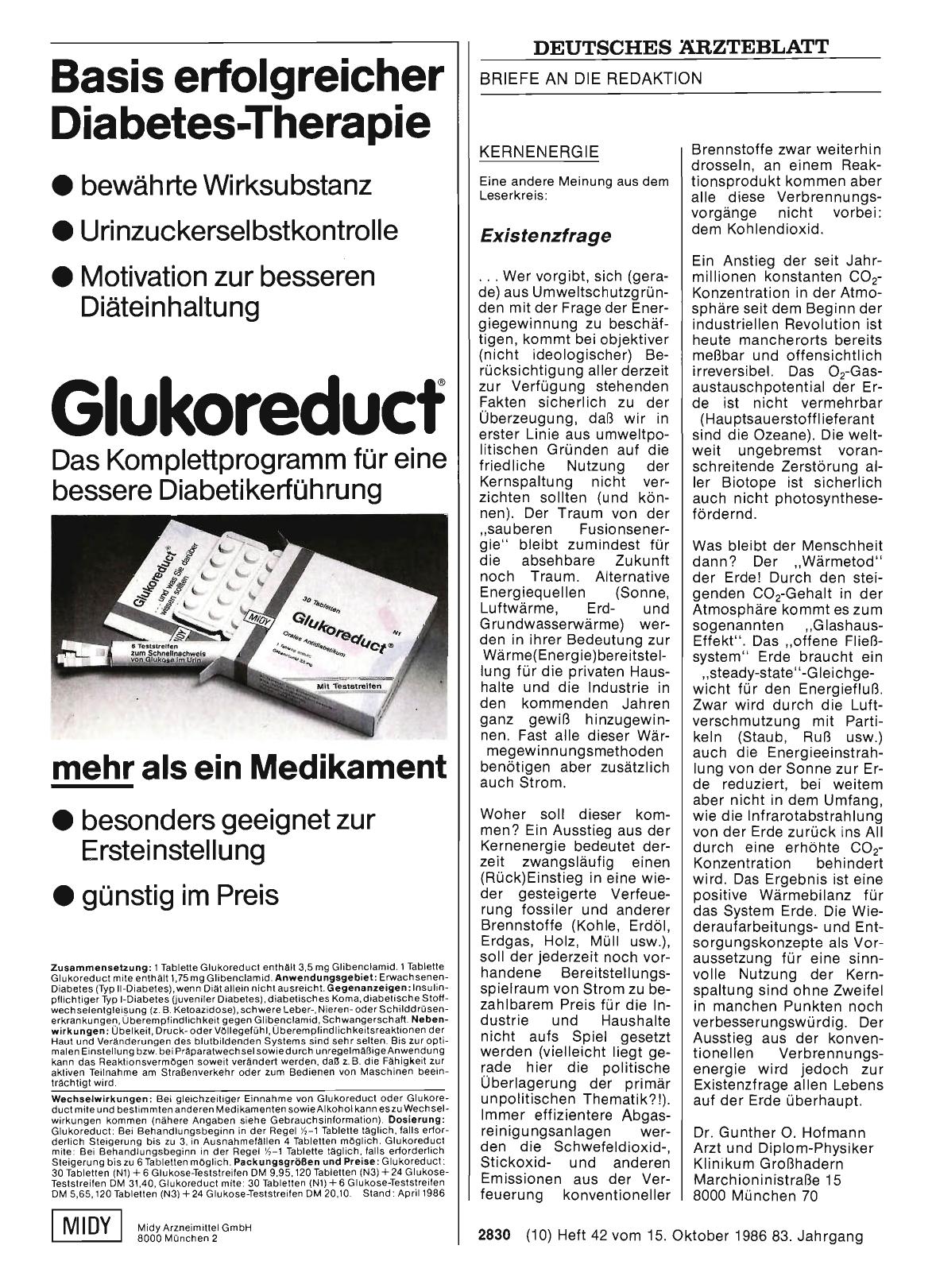 Vorschauseite 1: KERNENERGIE: Existenzfrage