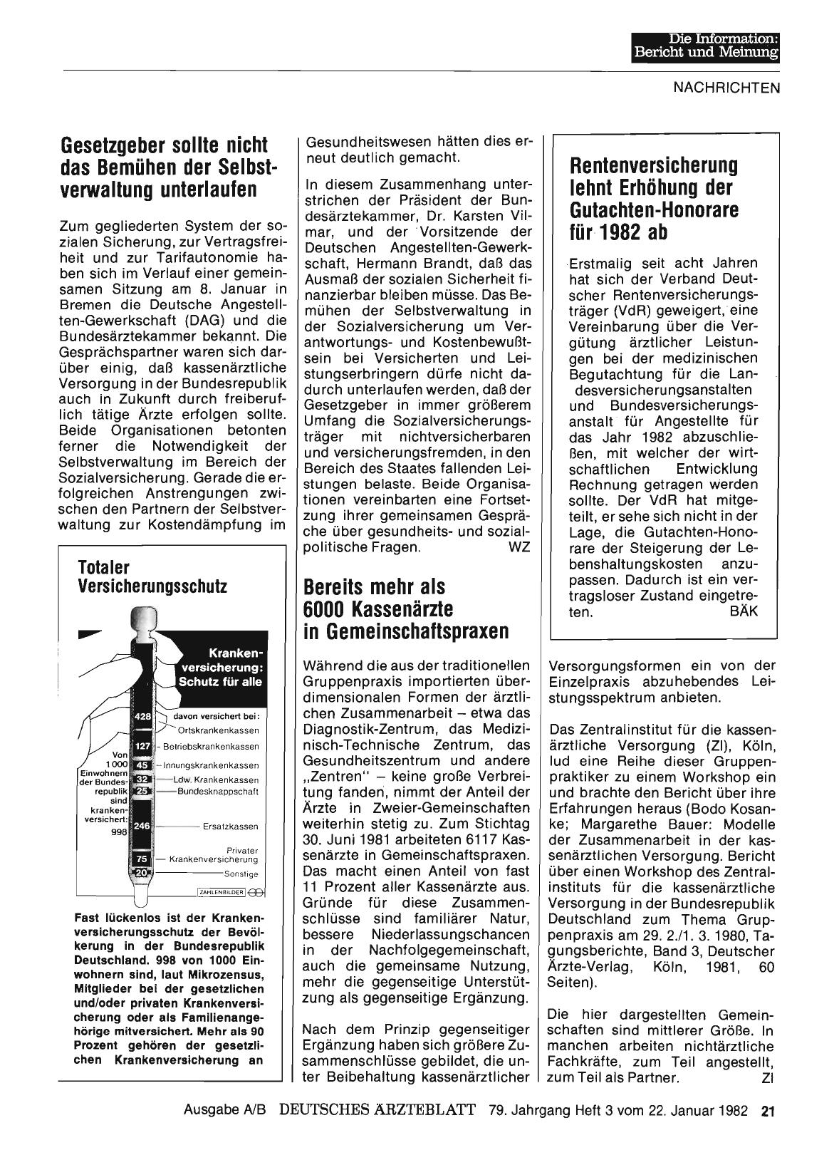 Vorschauseite 1: Bereits mehr als 6000 Kassenärzte in Gemeinschaftspraxen