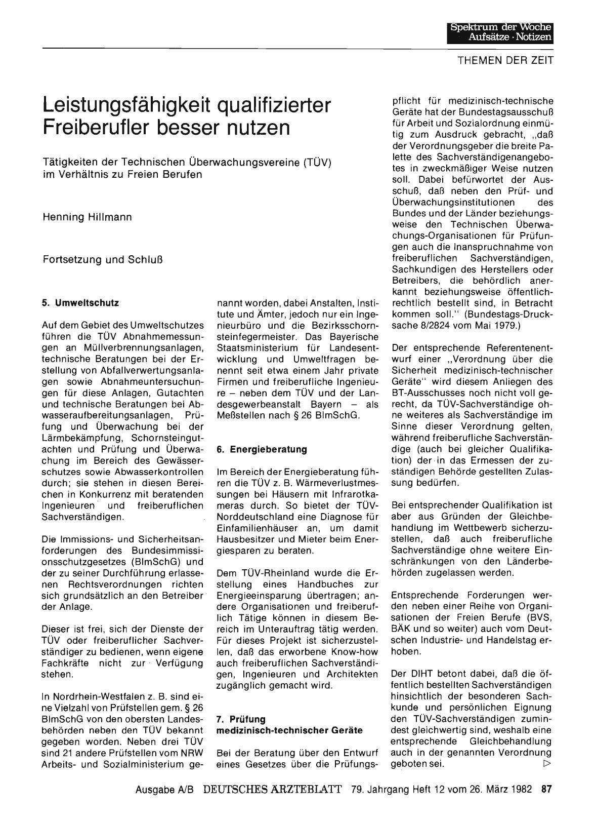 Vorschauseite 1: Leistungsfähigkeit qualifizierter Freiberufler besser nutzen