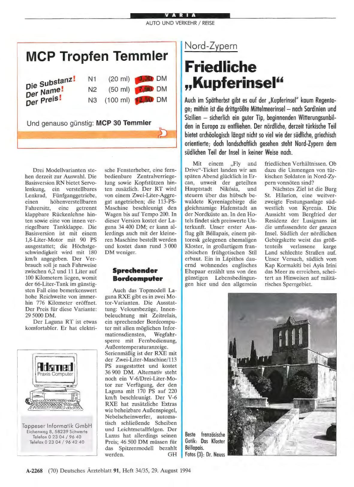 Vorschauseite 1: Nord-Zypern: Friedliche „Kupferinsel“