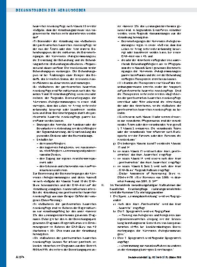 Vorschauseite 2: Beschluss des Gemeinsamen Bundesausschusses über eine Änderung der Richtlinie über die Verordnung von häuslicher Krankenpflege (Häusliche Krankenpflege-Richtlinie): Psychiatrische…