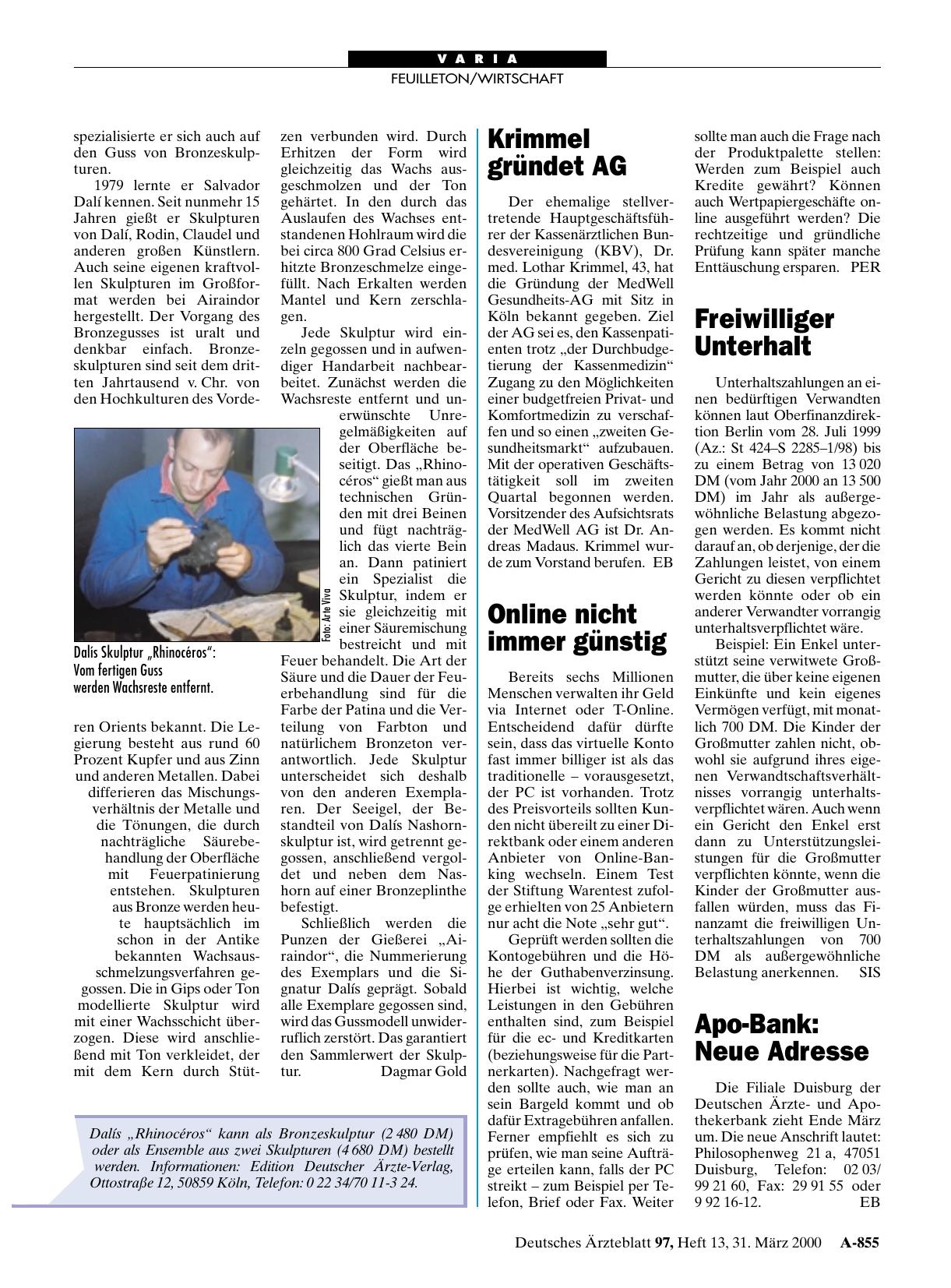 Vorschauseite 1: Krimmel gründet AG