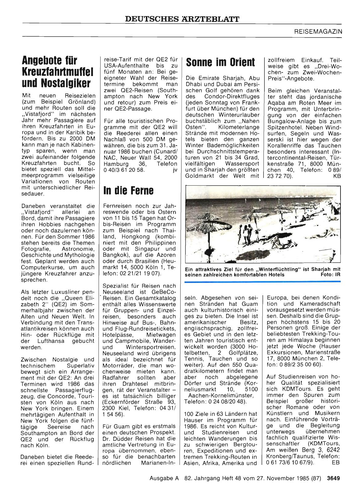 Vorschauseite 1: In die Ferne