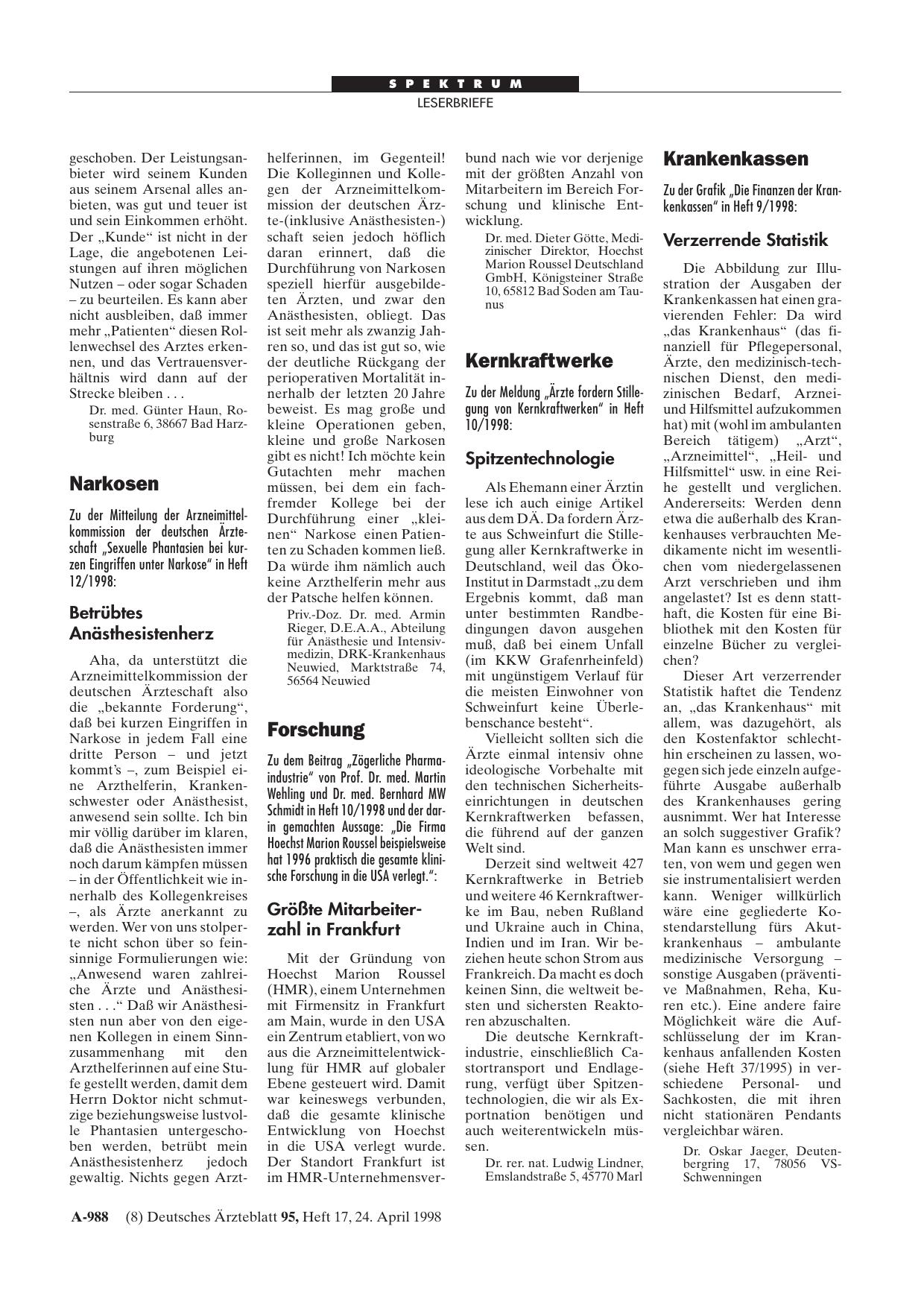 Vorschauseite 1: Krankenkassen: Verzerrende Statistik