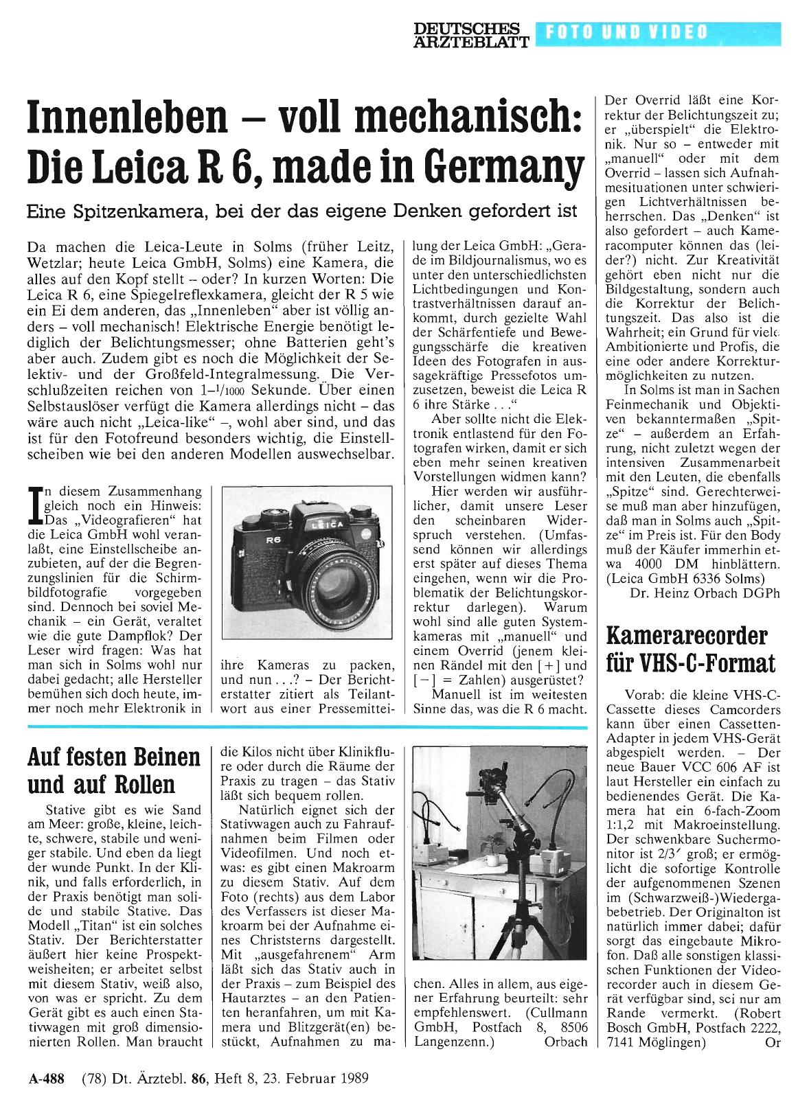 Vorschauseite 1: Auf festen Beinen und auf Rollen