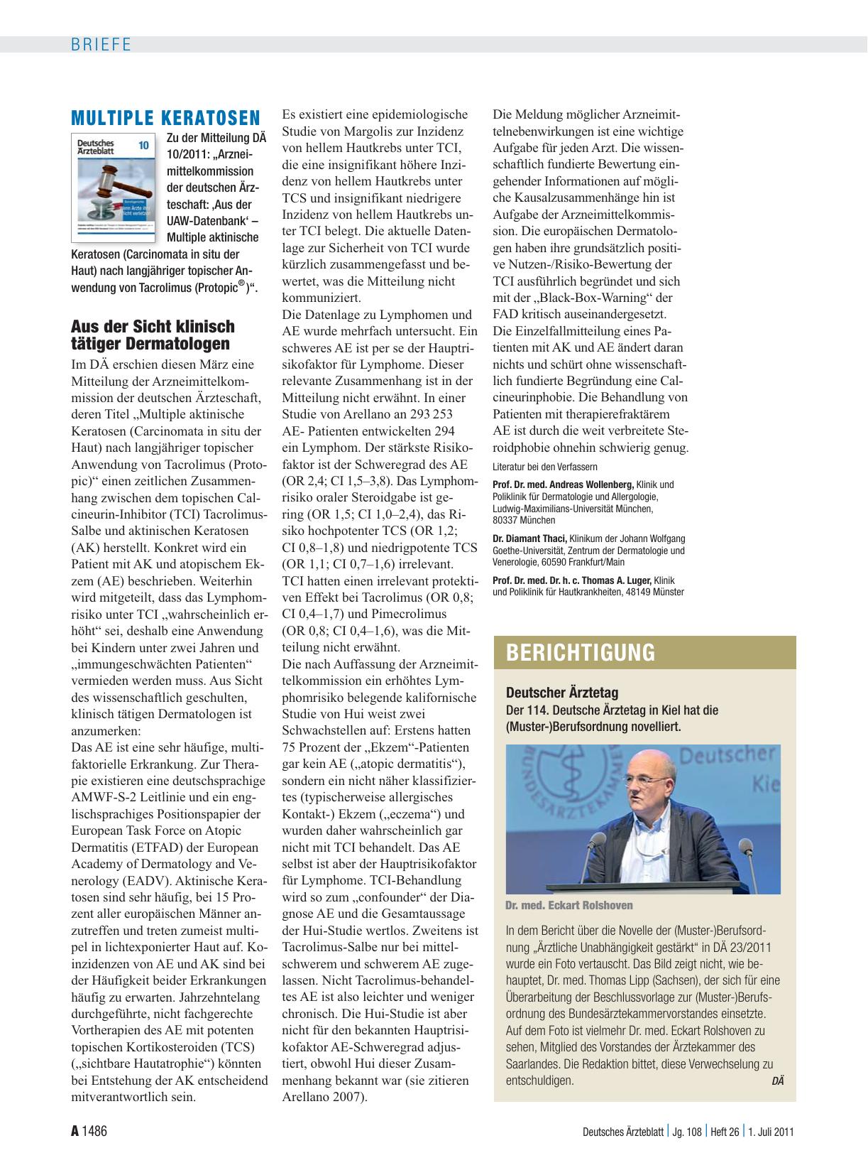 Vorschauseite 1: Berichtigung