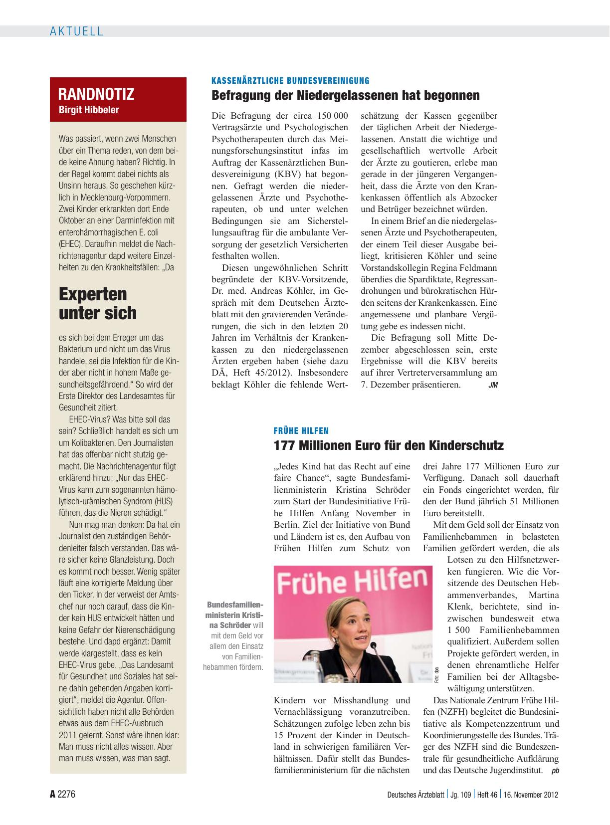 Vorschauseite 1: Randnotiz: Experten unter sich