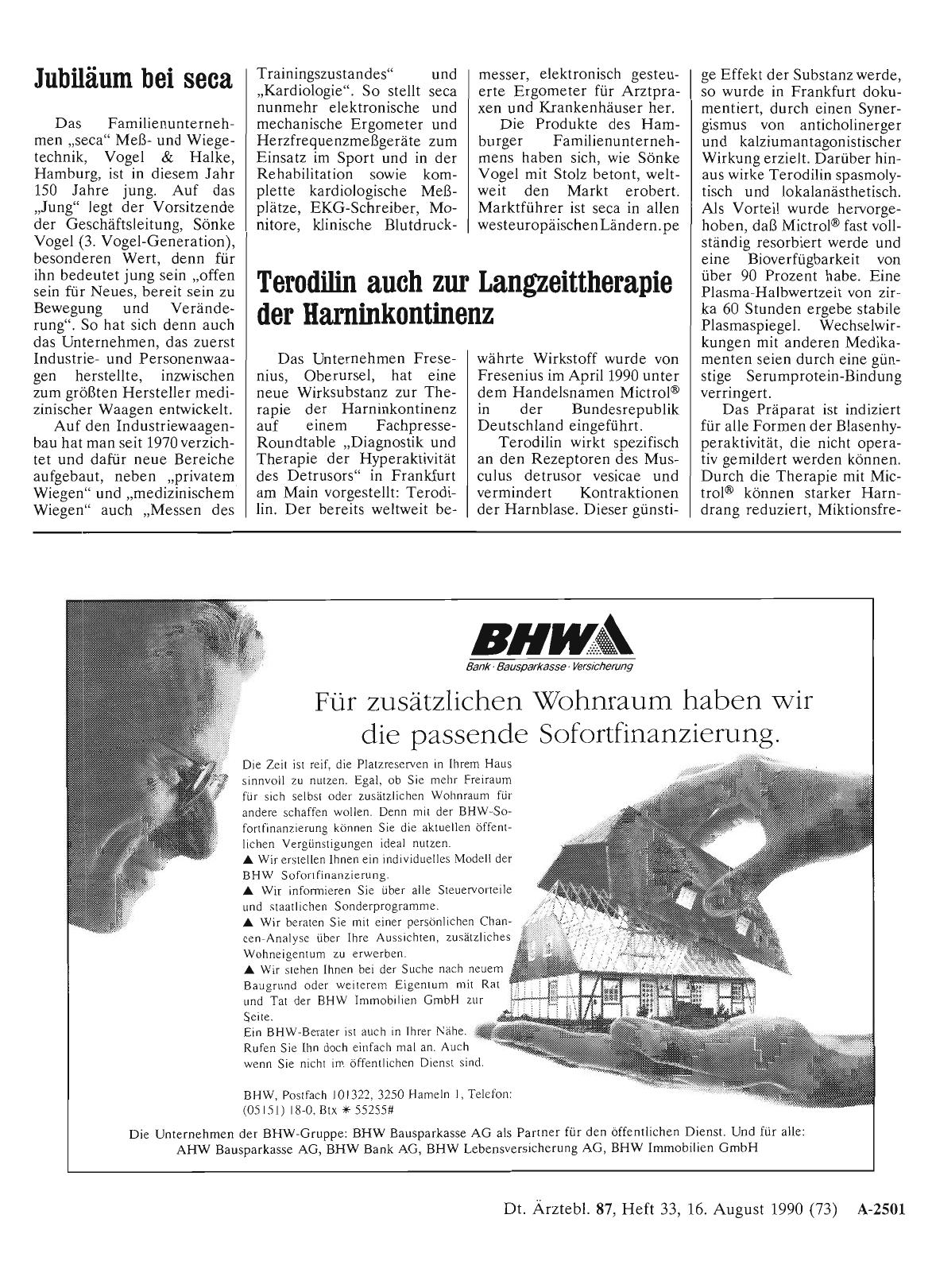 Vorschauseite 1: Jubiläum bei seca