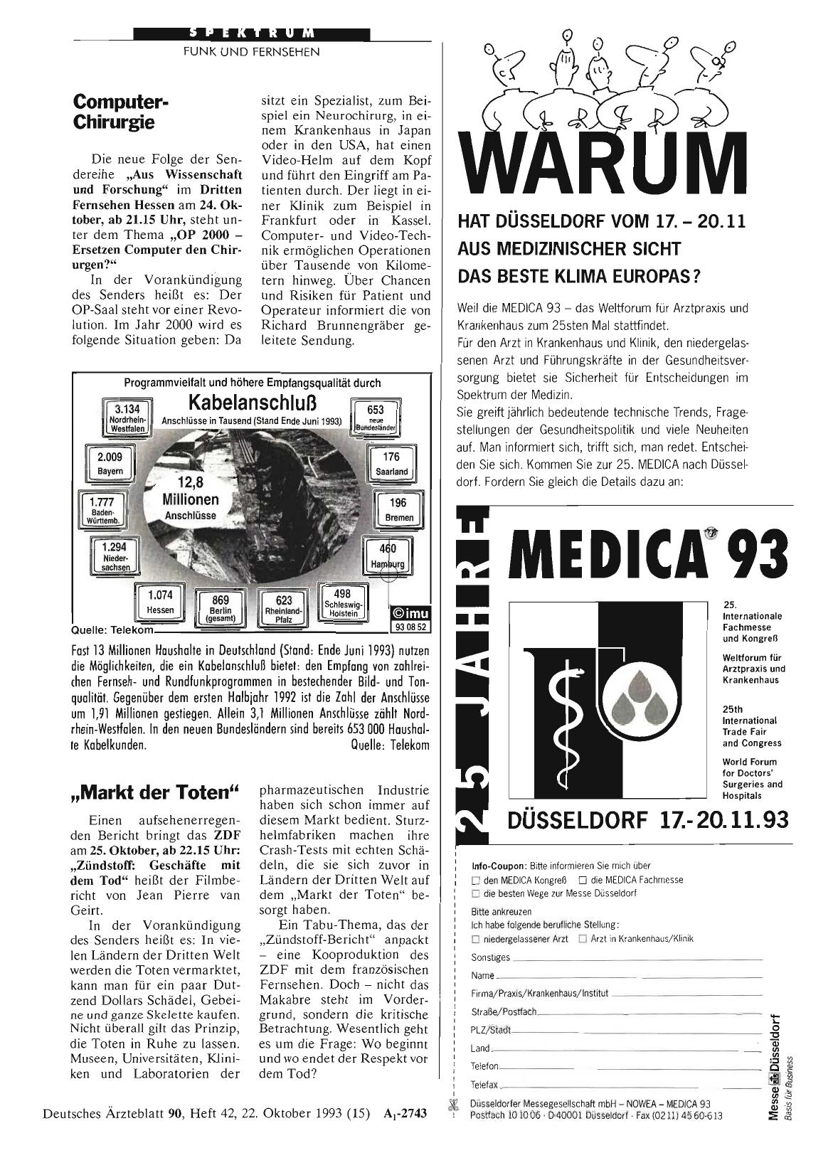 Vorschauseite 1: „Markt der Toten“