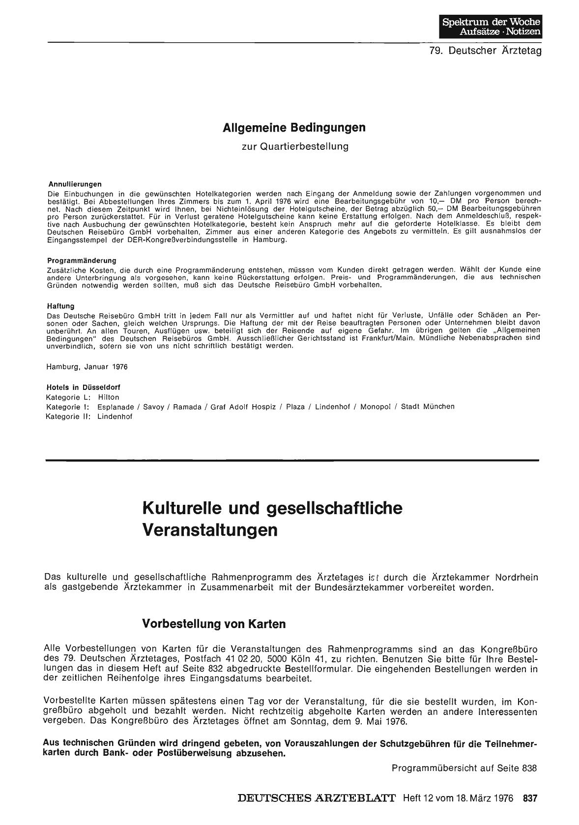 Vorschauseite 1: Kulturelle und gesellschaftliche Veranstaltungen