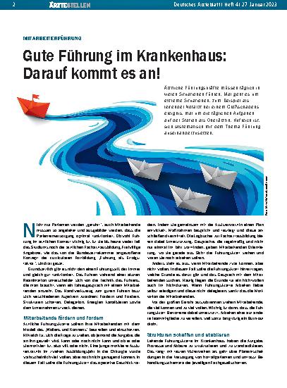 Vorschauseite 1: Mitarbeiterführung: Gute Führung im Krankenhaus: Darauf kommt es an!