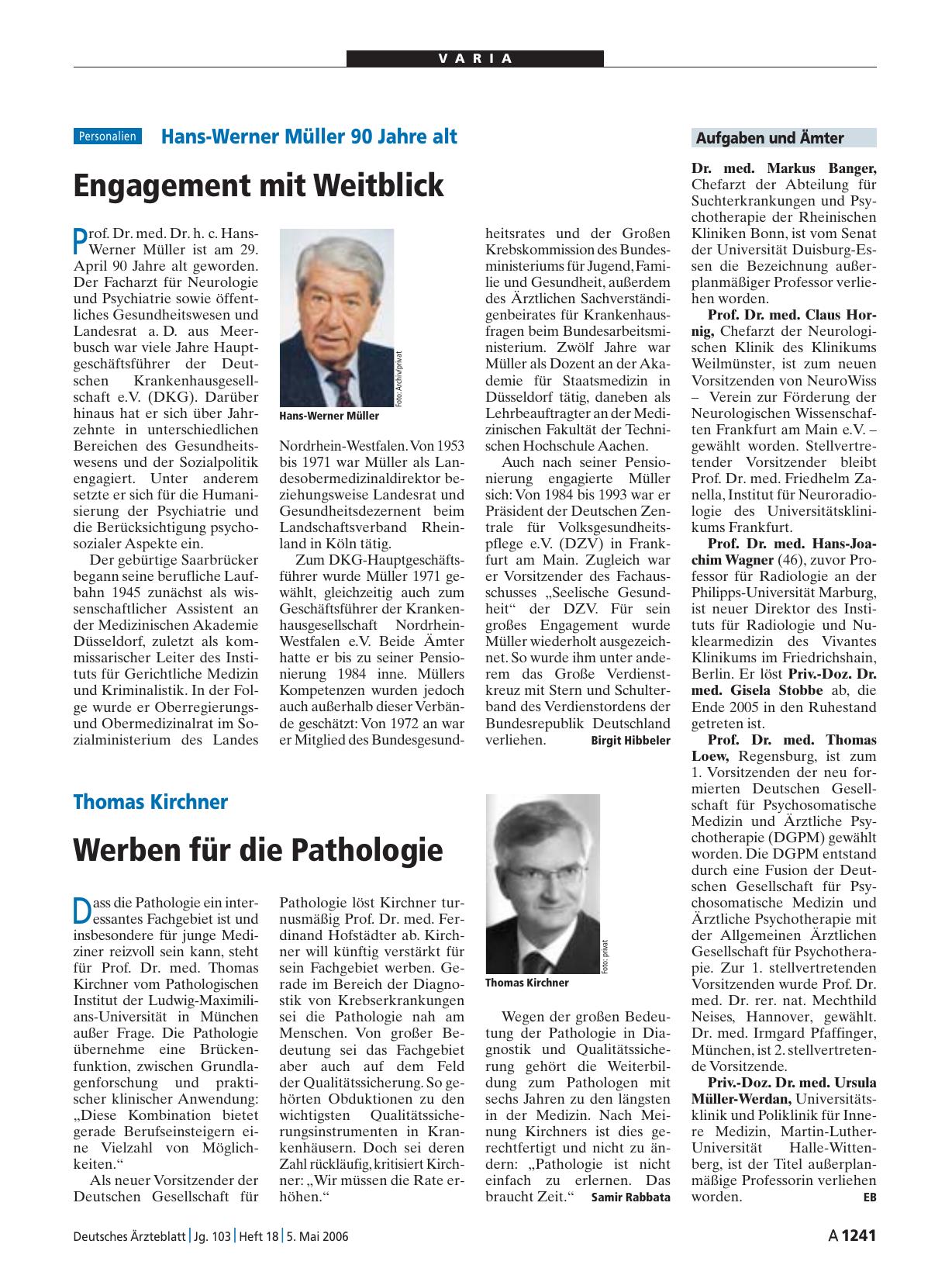 Vorschauseite 1: Aufgaben und Ämter