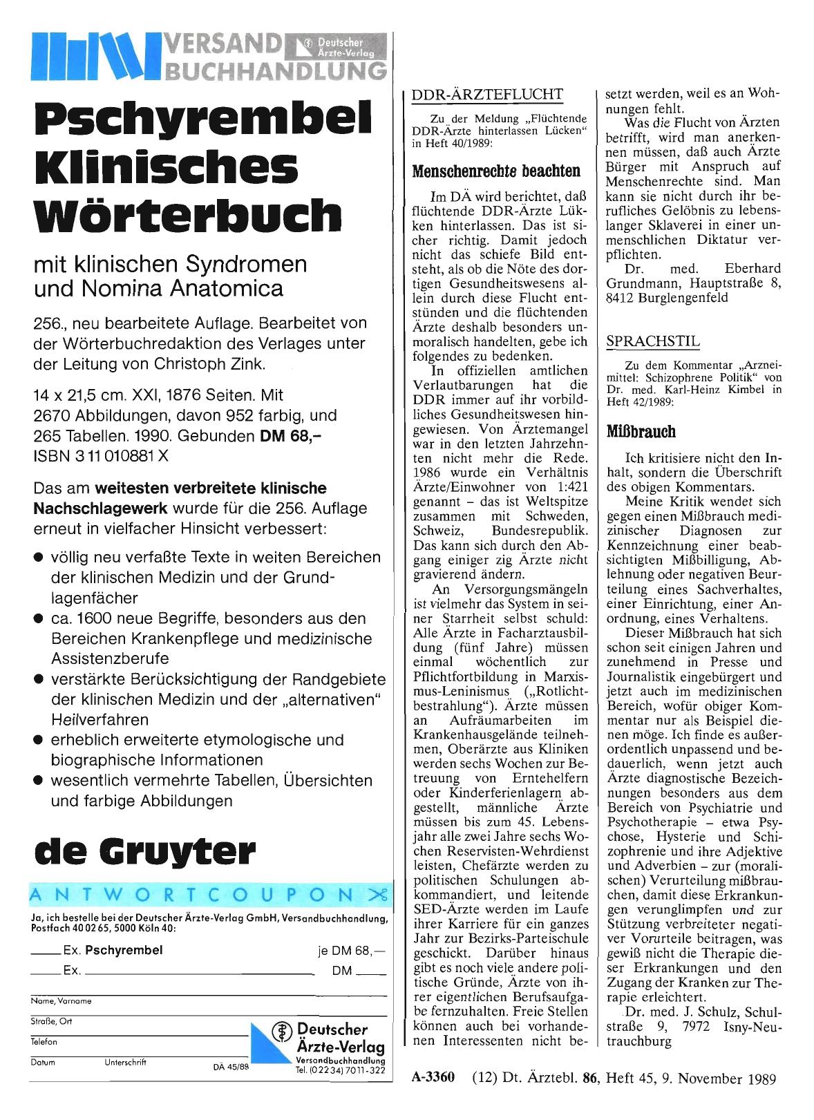 Vorschauseite 1: SPRACHSTIL: Mißbrauch