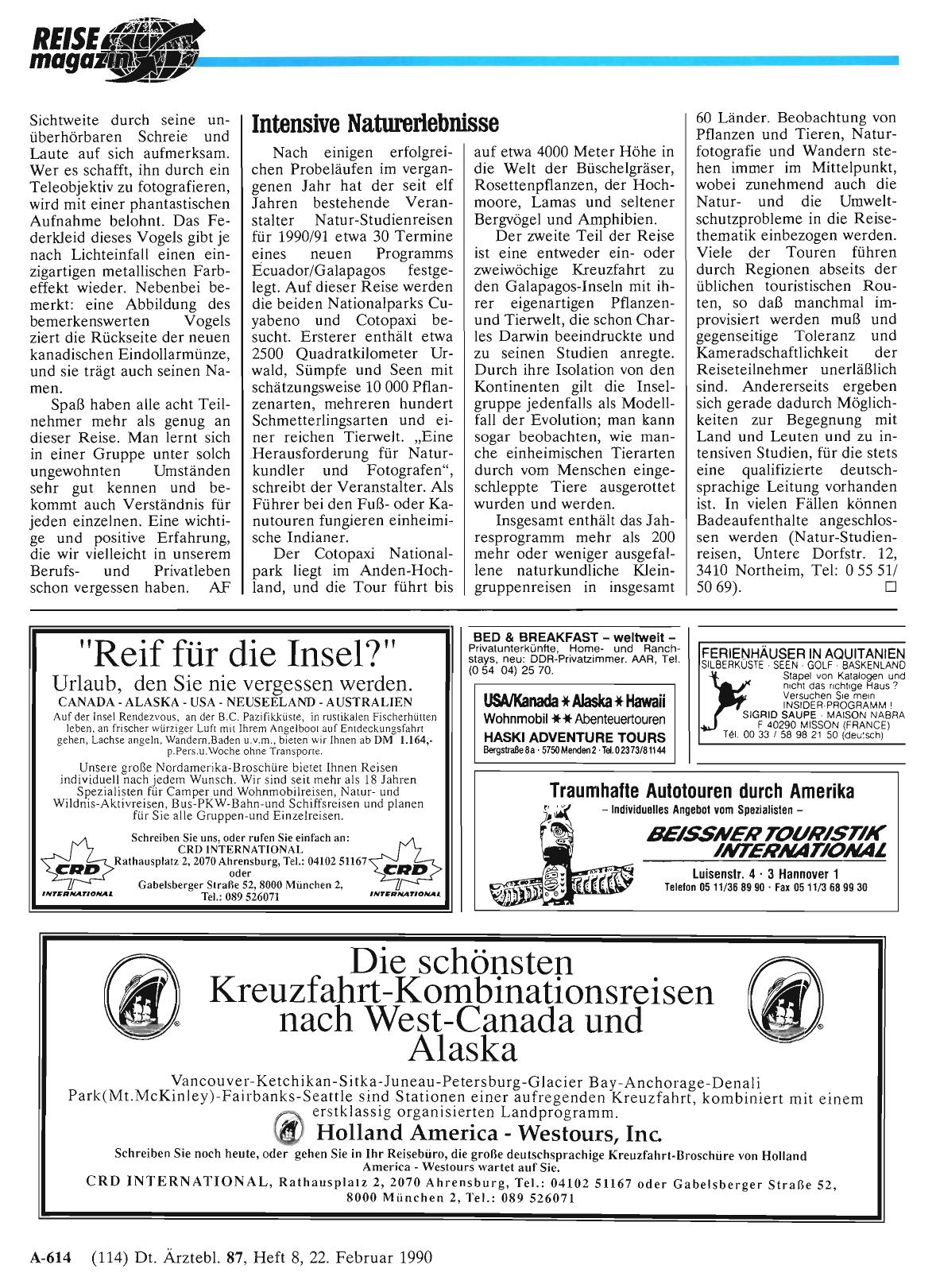 Vorschauseite 1: Intensive Naturerlebnisse