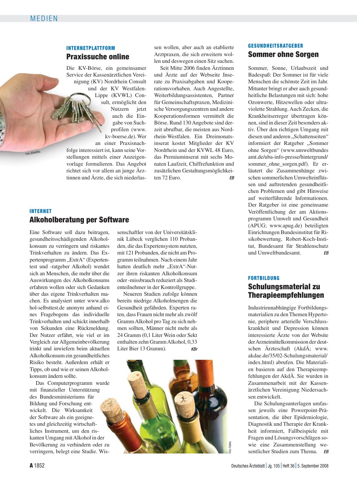 Vorschauseite 1: Gesundheitsratgeber: Sommer ohne Sorgen