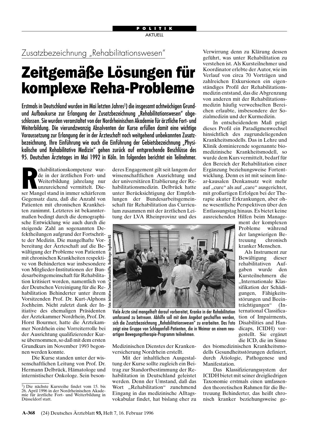 Vorschauseite 1: Umweltthema im Februar – Luftqualität: 1995 im Überblick