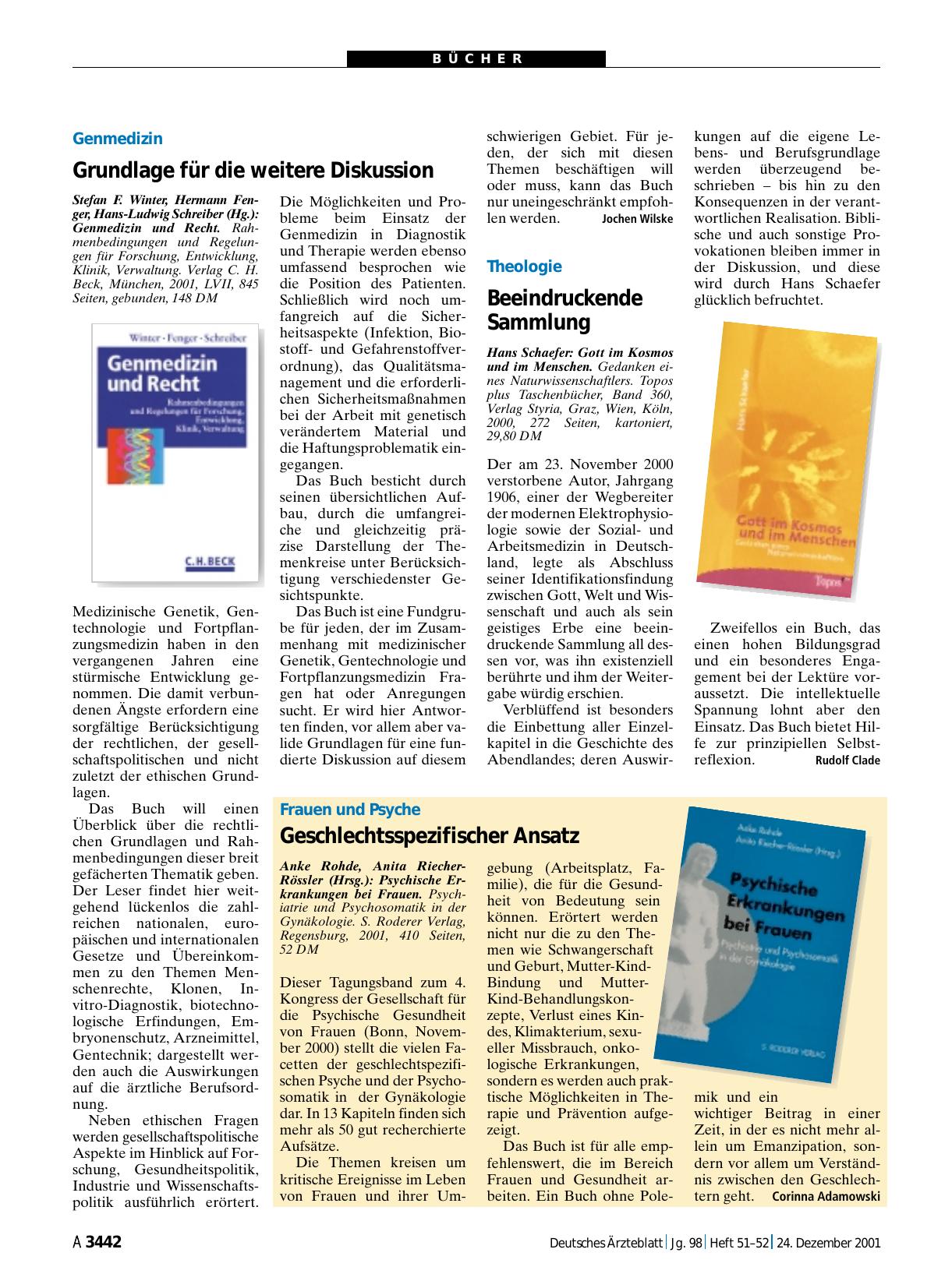 Vorschauseite 1: Psychische Erkrankungen bei Frauen