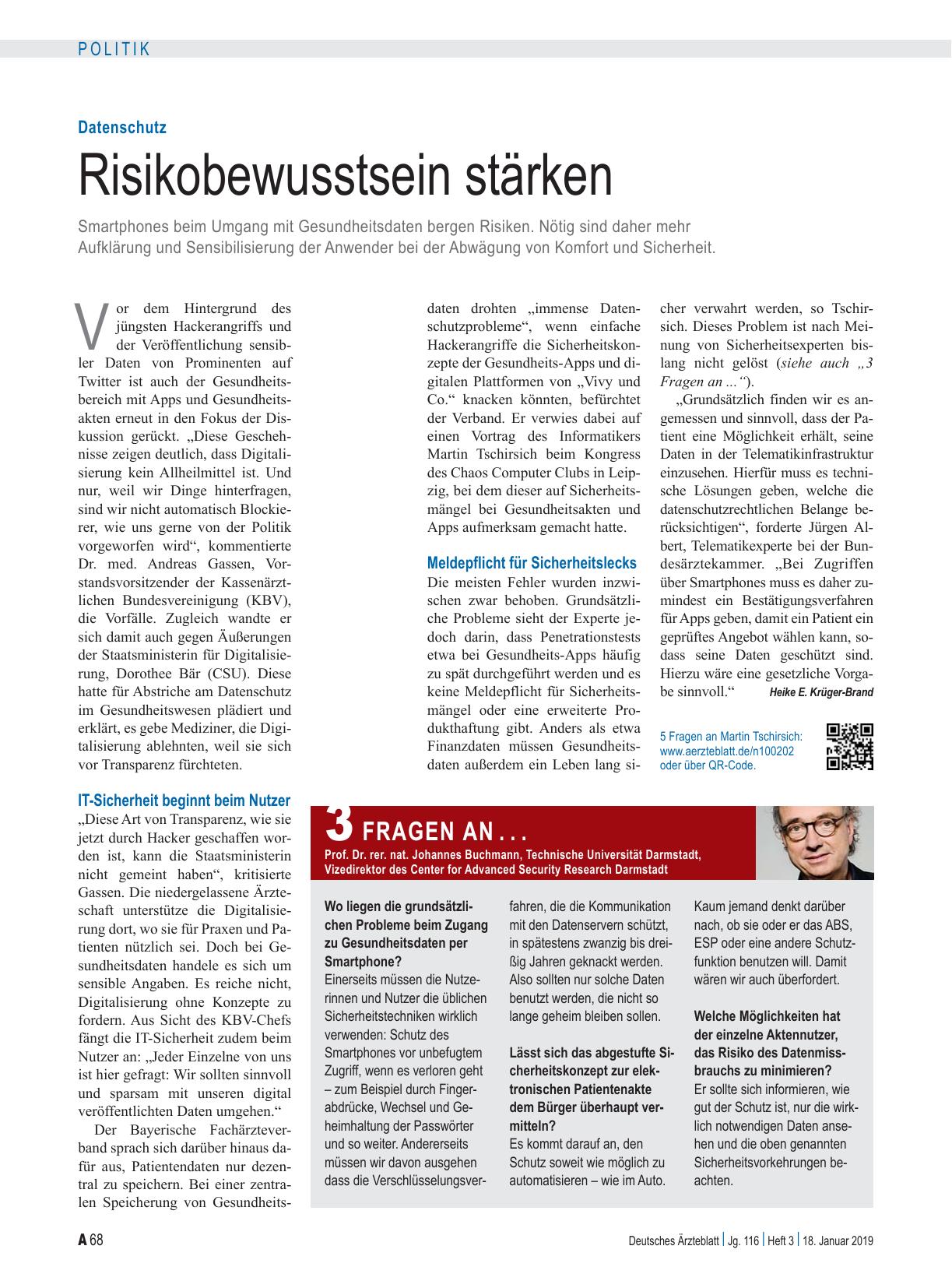 Vorschauseite 1: Datenschutz: Risikobewusstsein stärken