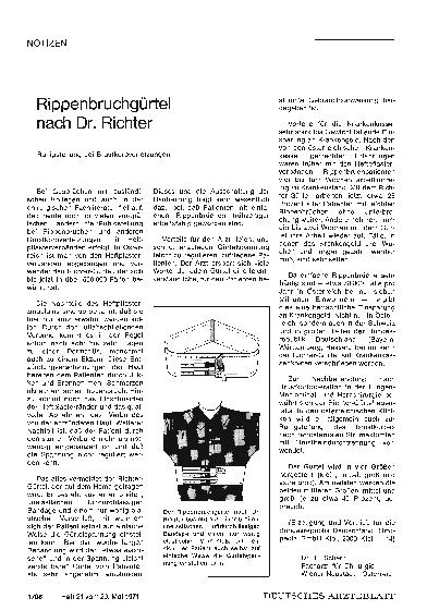Vorschauseite 1: Rippenbruchgürtel nach Dr. Richter