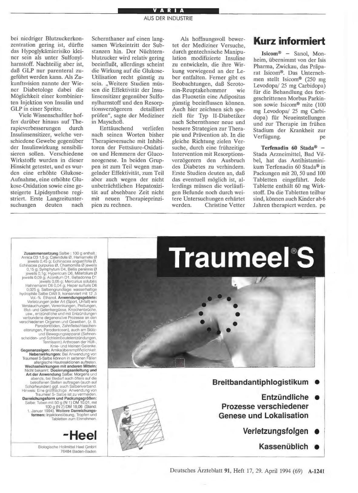 Vorschauseite 1: Kurz informiert