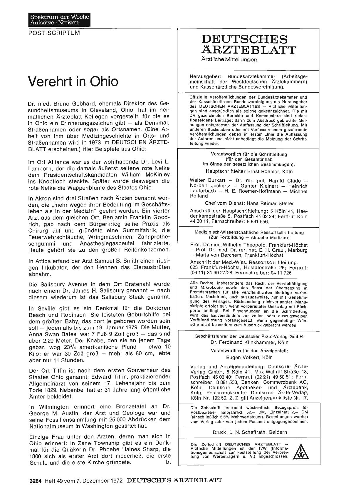 Vorschauseite 1: Verehrt in Ohio