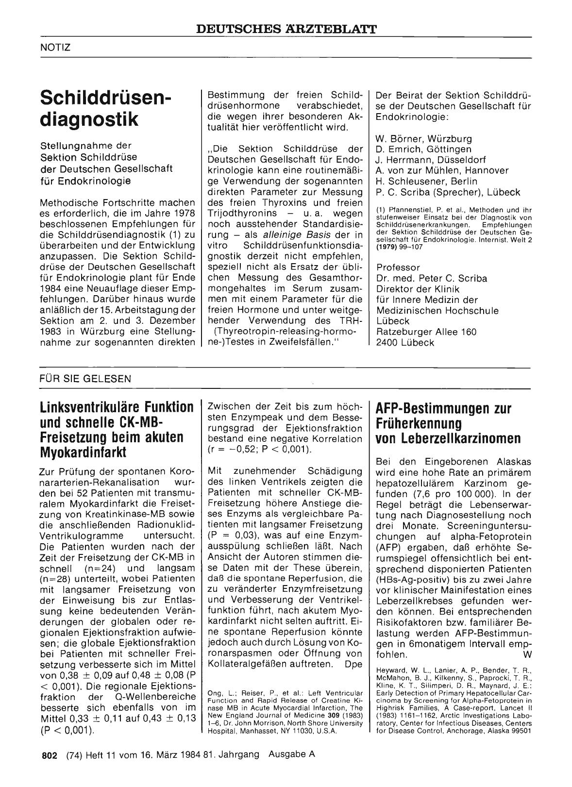 Vorschauseite 1: Schilddrüsendiagnostik