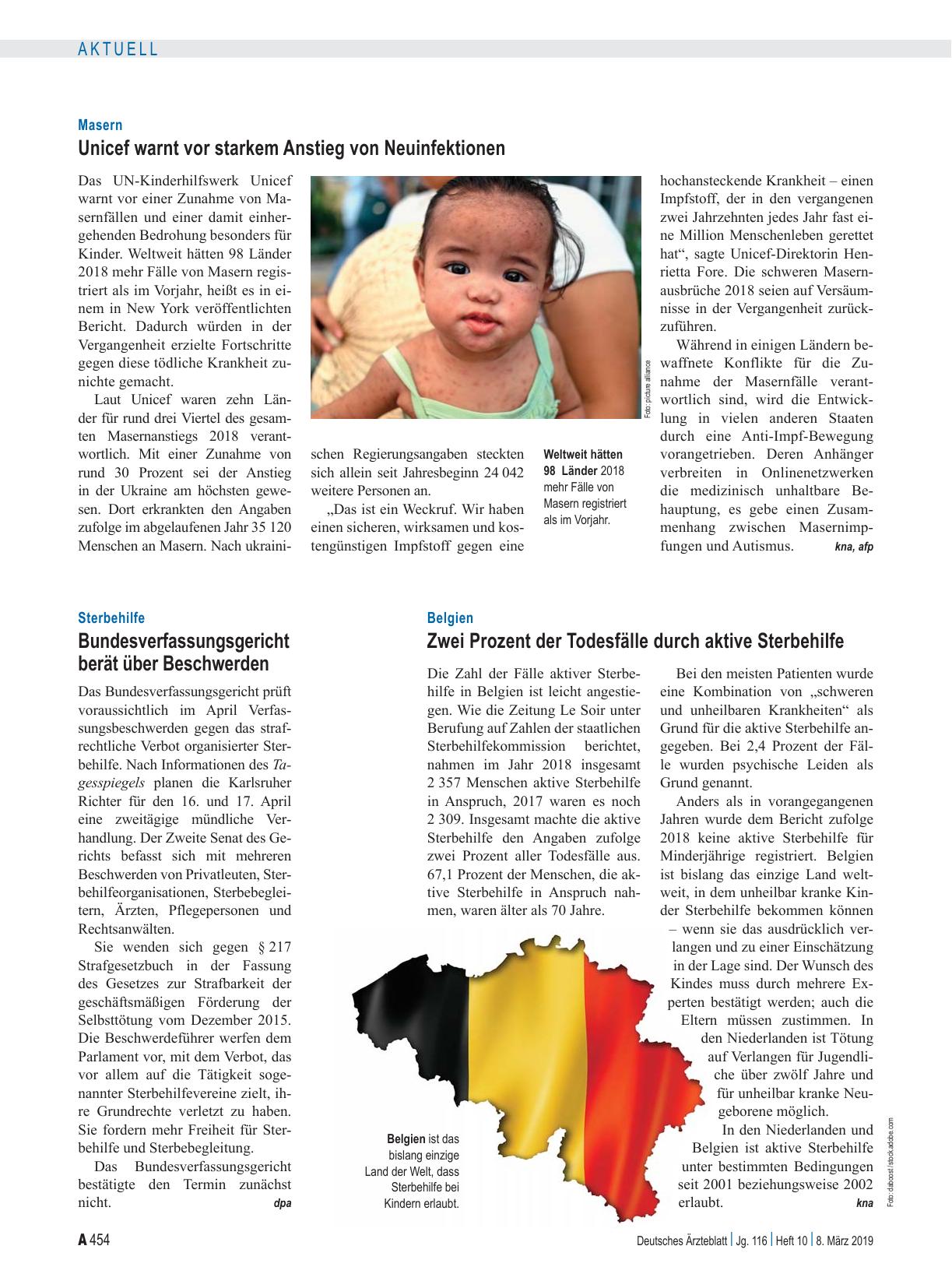 Vorschauseite 1: Sterbehilfe: Bundesverfassungsgericht berät über Beschwerden